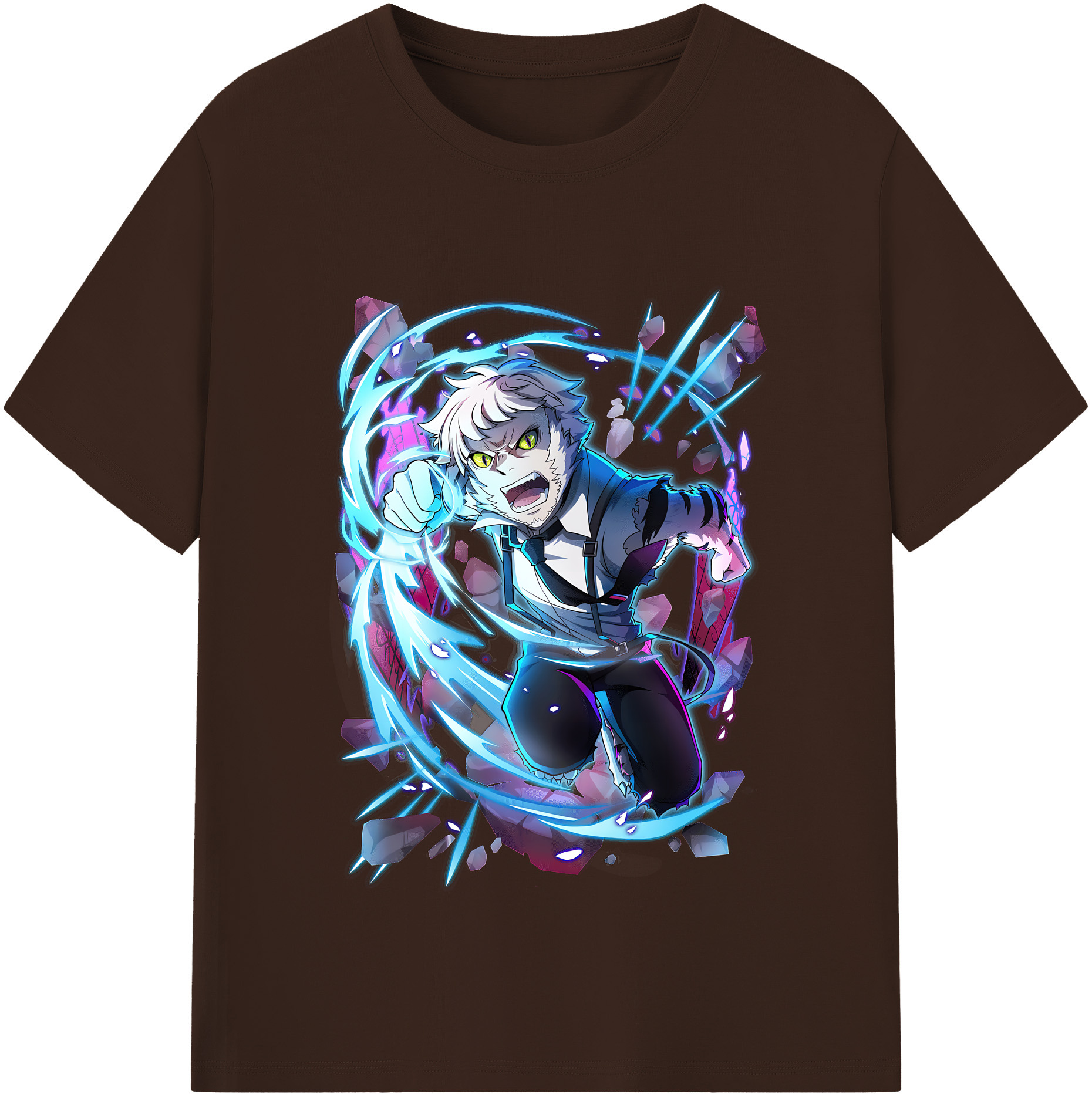 （画像用） 文豪ストレイドッグス Bungo Stray Dogs 綿100％半袖Tシャツ（フロントプリント）