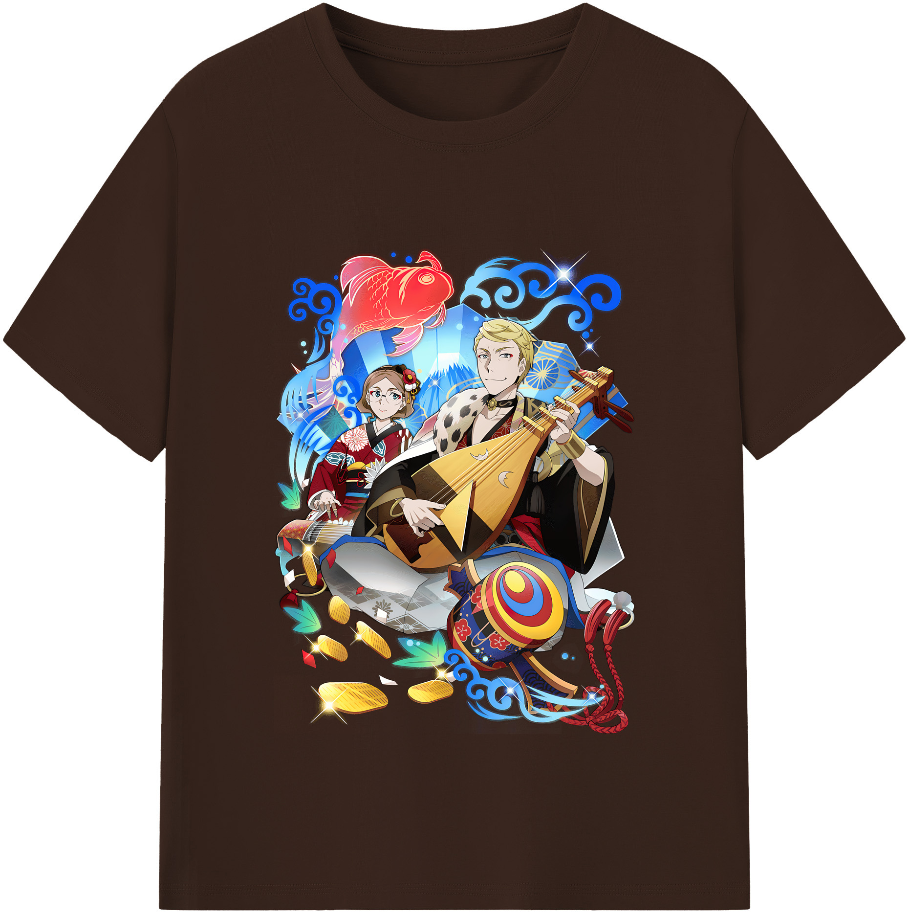 （画像用） 文豪ストレイドッグス Bungo Stray Dogs 綿100％半袖Tシャツ（フロントプリント）