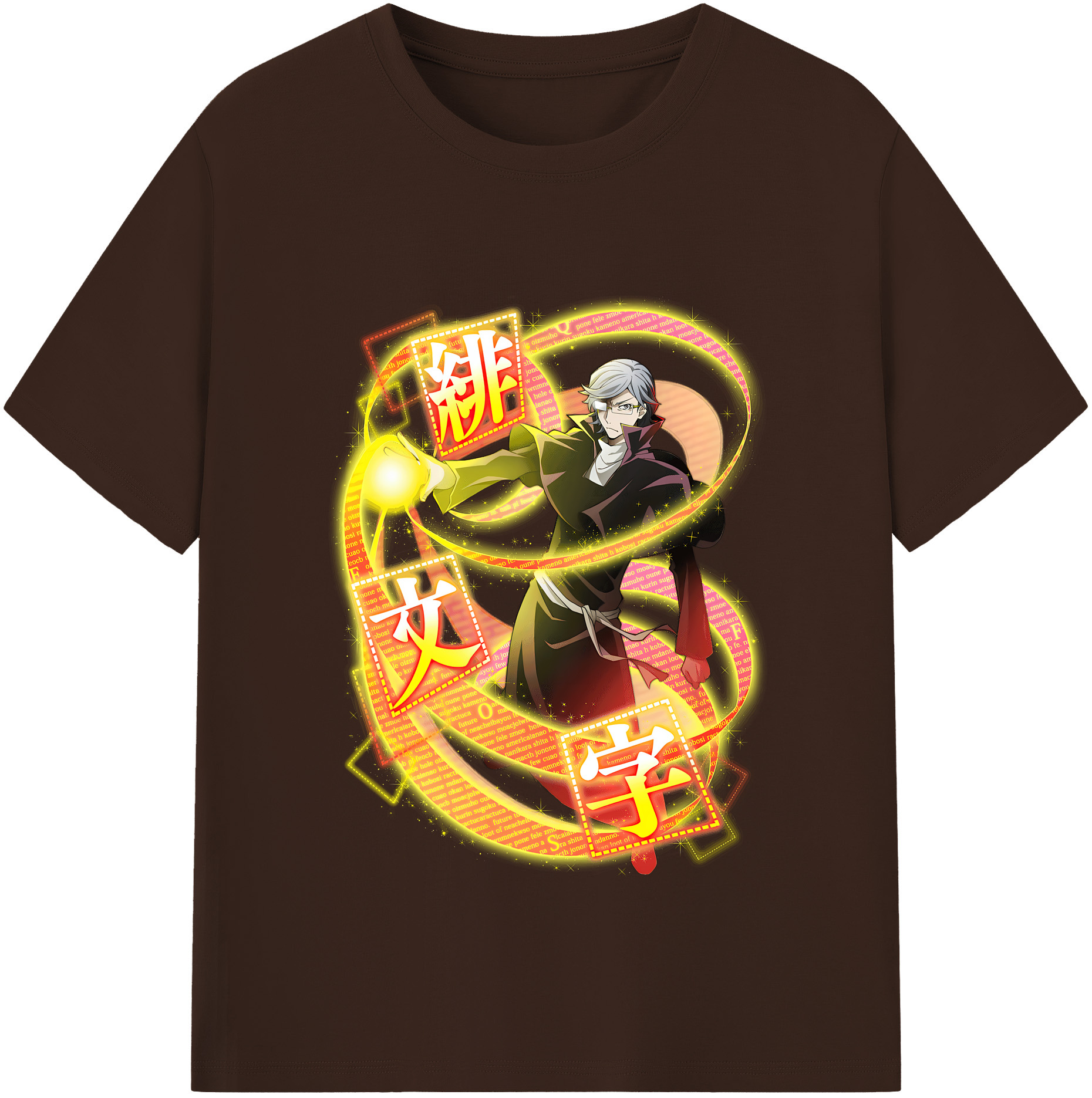（画像用） 文豪ストレイドッグス Bungo Stray Dogs 綿100％半袖Tシャツ（フロントプリント）