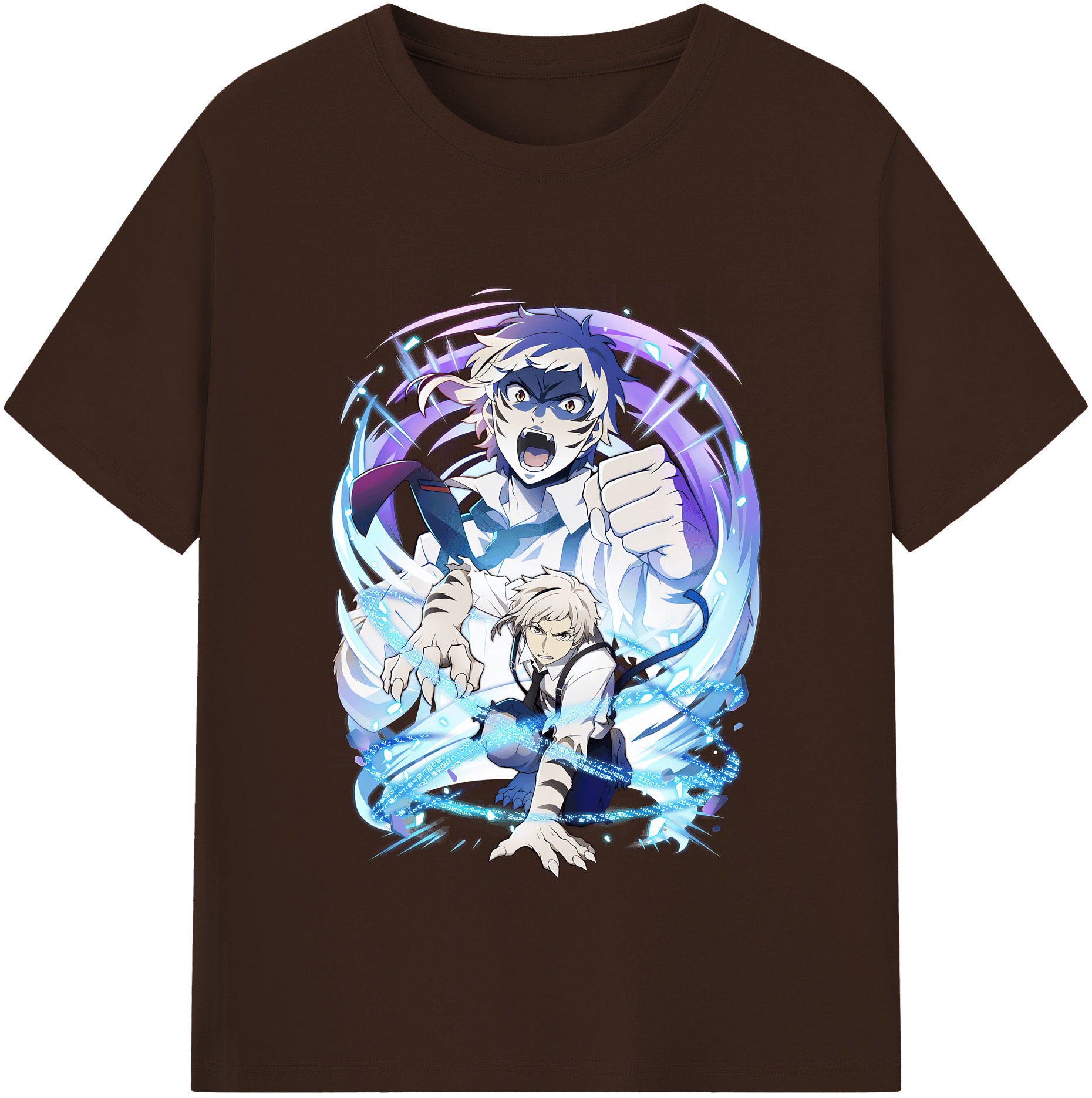 （画像用） 文豪ストレイドッグス Bungo Stray Dogs 綿100％半袖Tシャツ（フロントプリント）