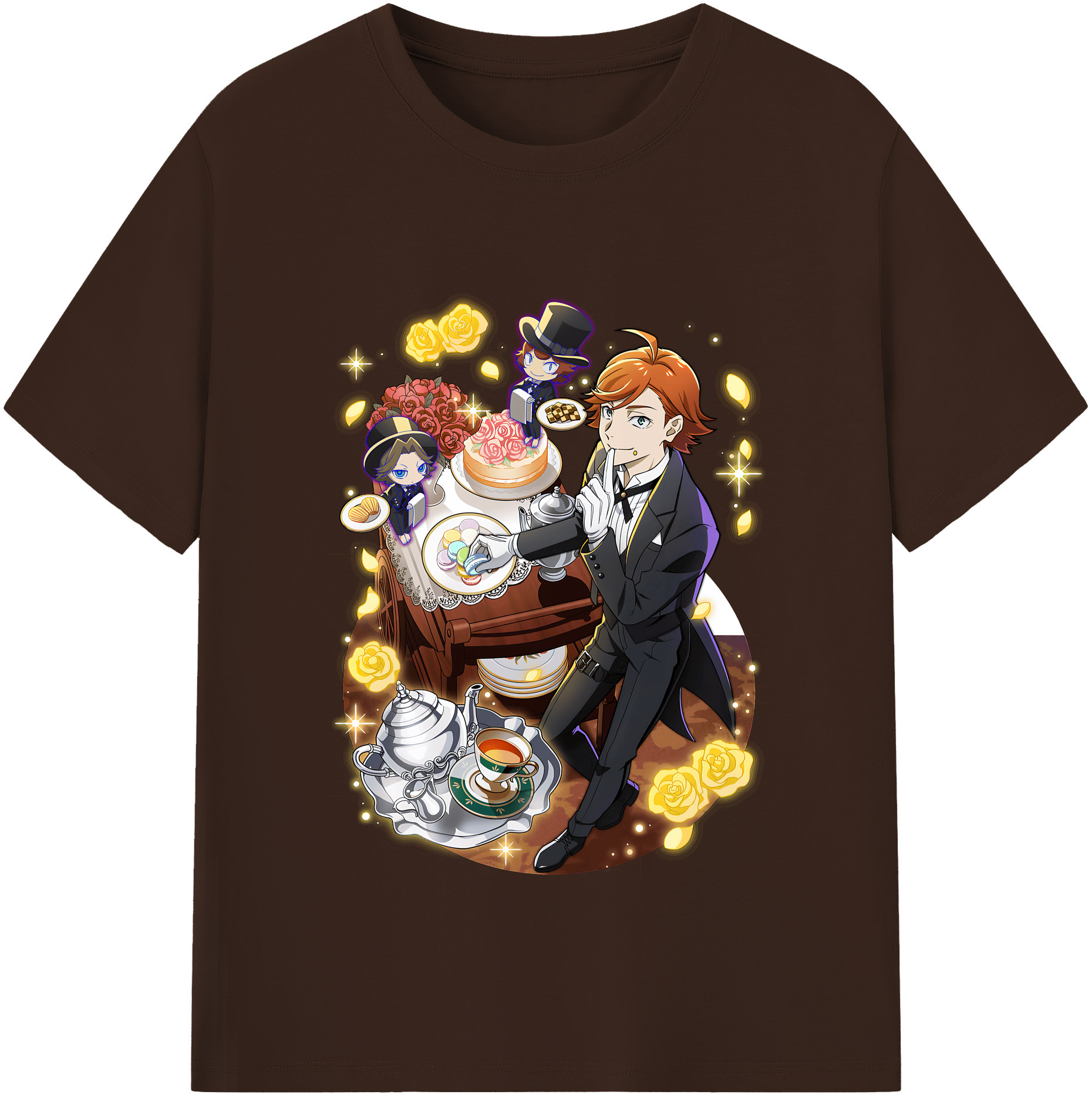 （画像用） 文豪ストレイドッグス Bungo Stray Dogs 綿100％半袖Tシャツ（フロントプリント）