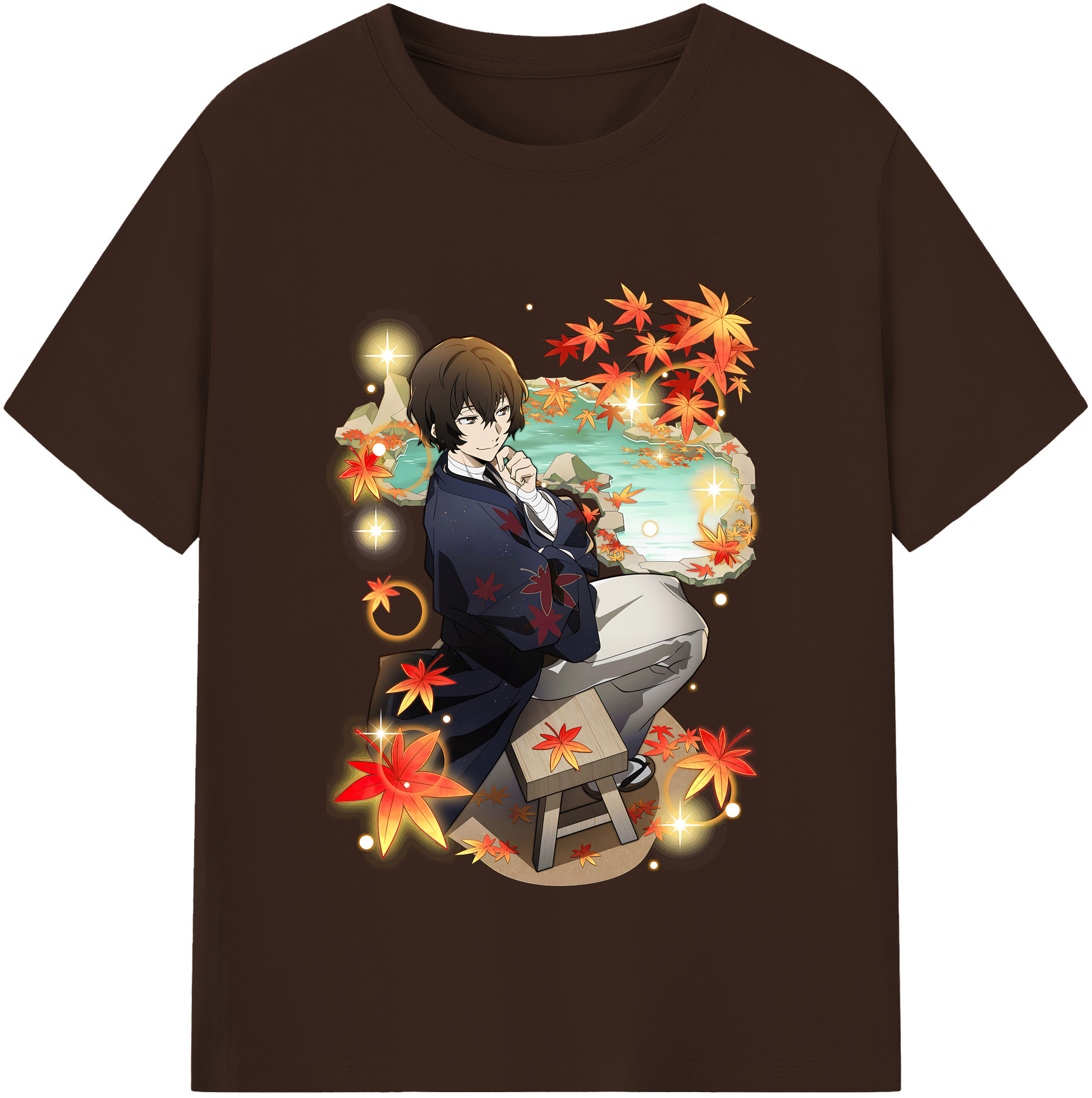 （画像用） 文豪ストレイドッグス Bungo Stray Dogs 綿100％半袖Tシャツ（フロントプリント）