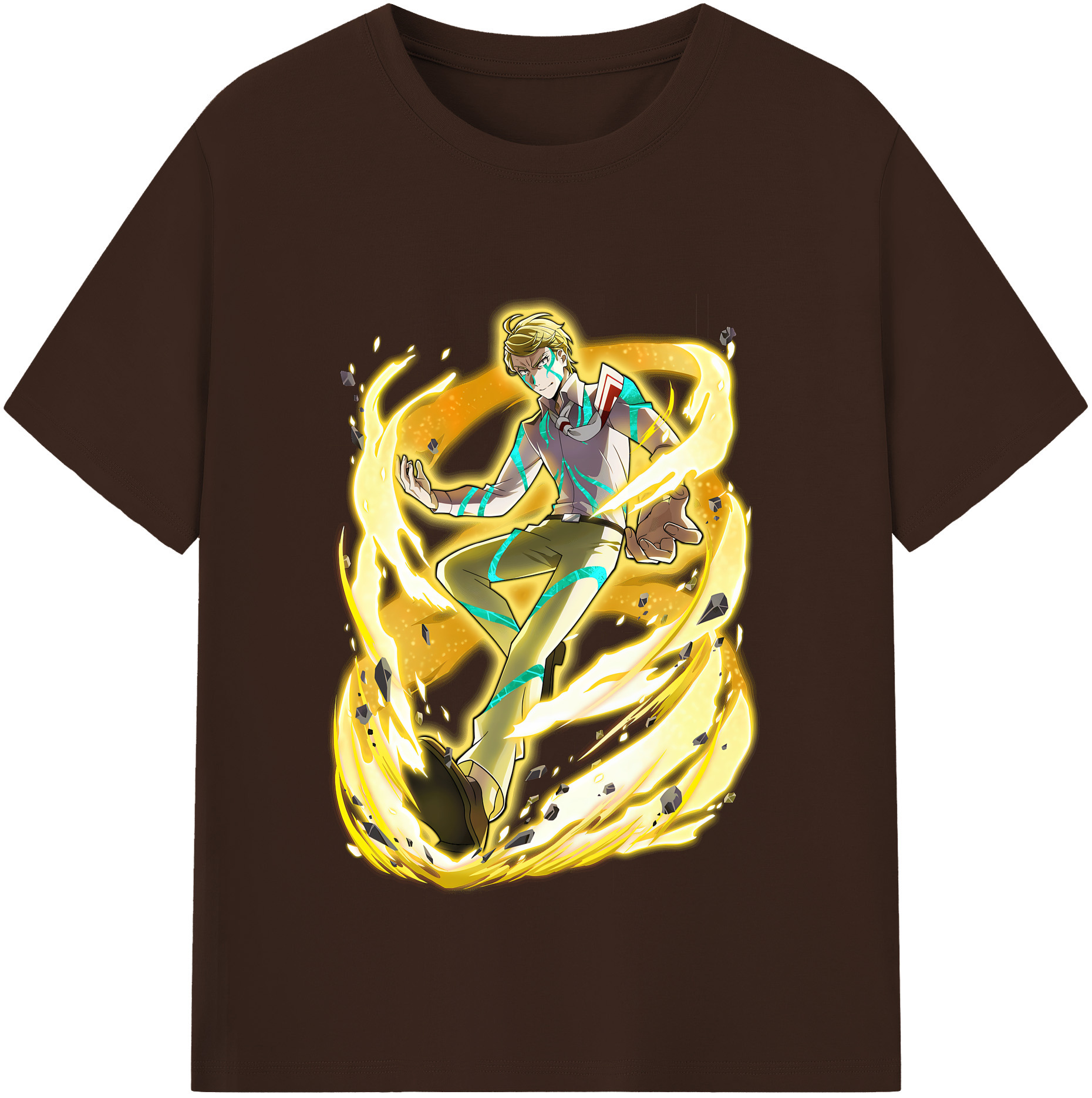 （画像用） 文豪ストレイドッグス Bungo Stray Dogs 綿100％半袖Tシャツ（フロントプリント）