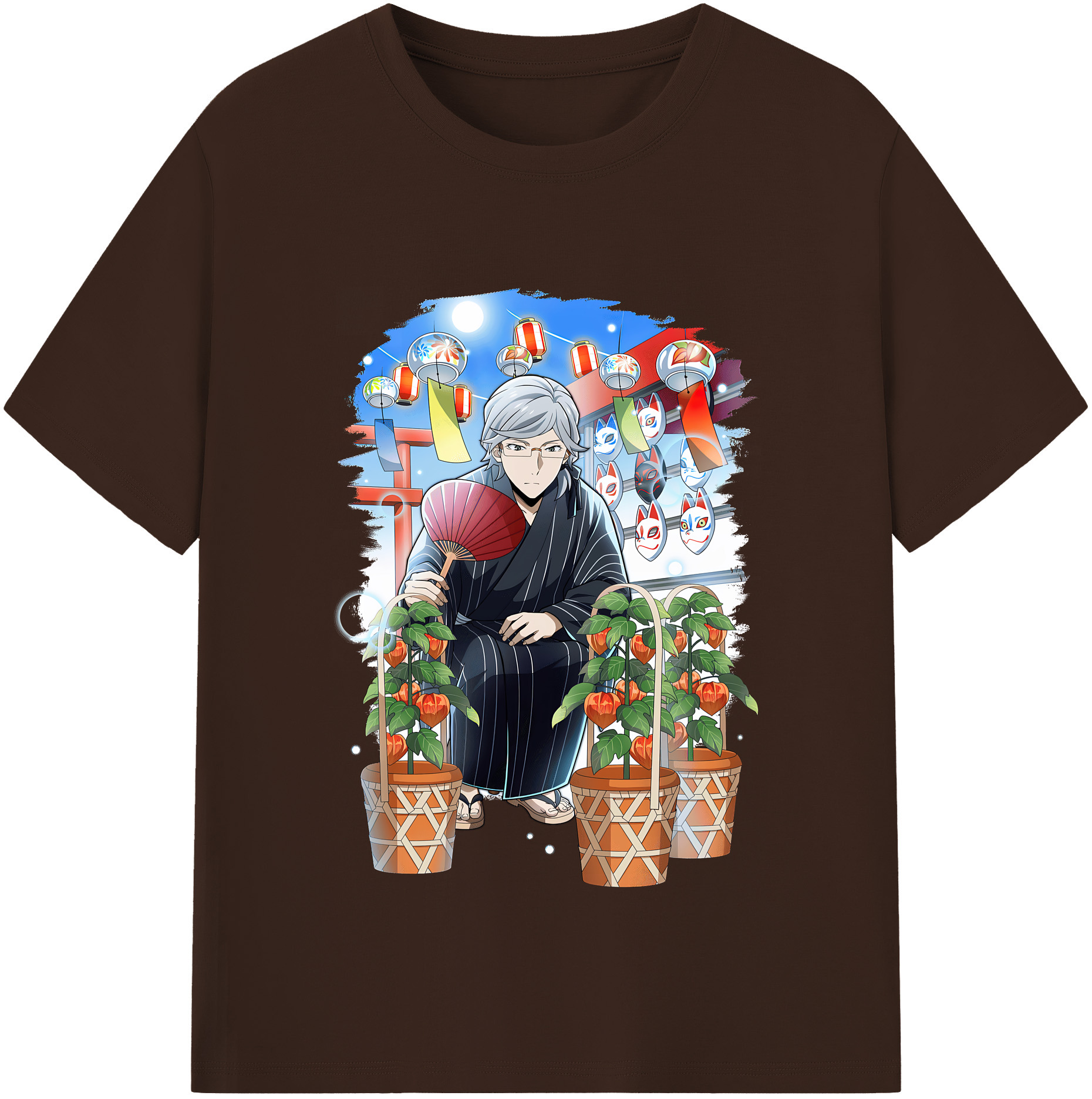 （画像用） 文豪ストレイドッグス Bungo Stray Dogs 綿100％半袖Tシャツ（フロントプリント）