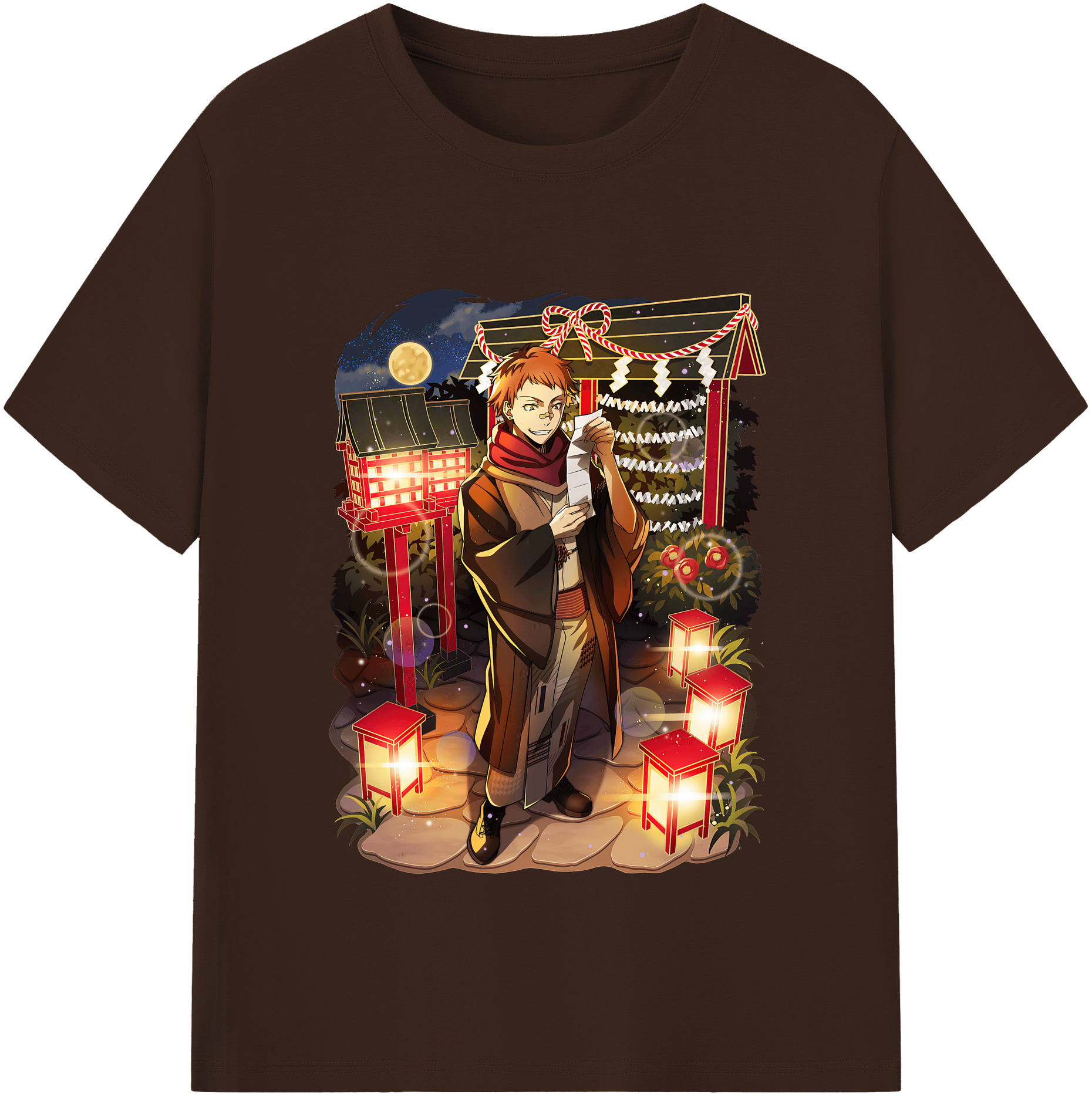 （画像用） 文豪ストレイドッグス Bungo Stray Dogs 綿100％半袖Tシャツ（フロントプリント）