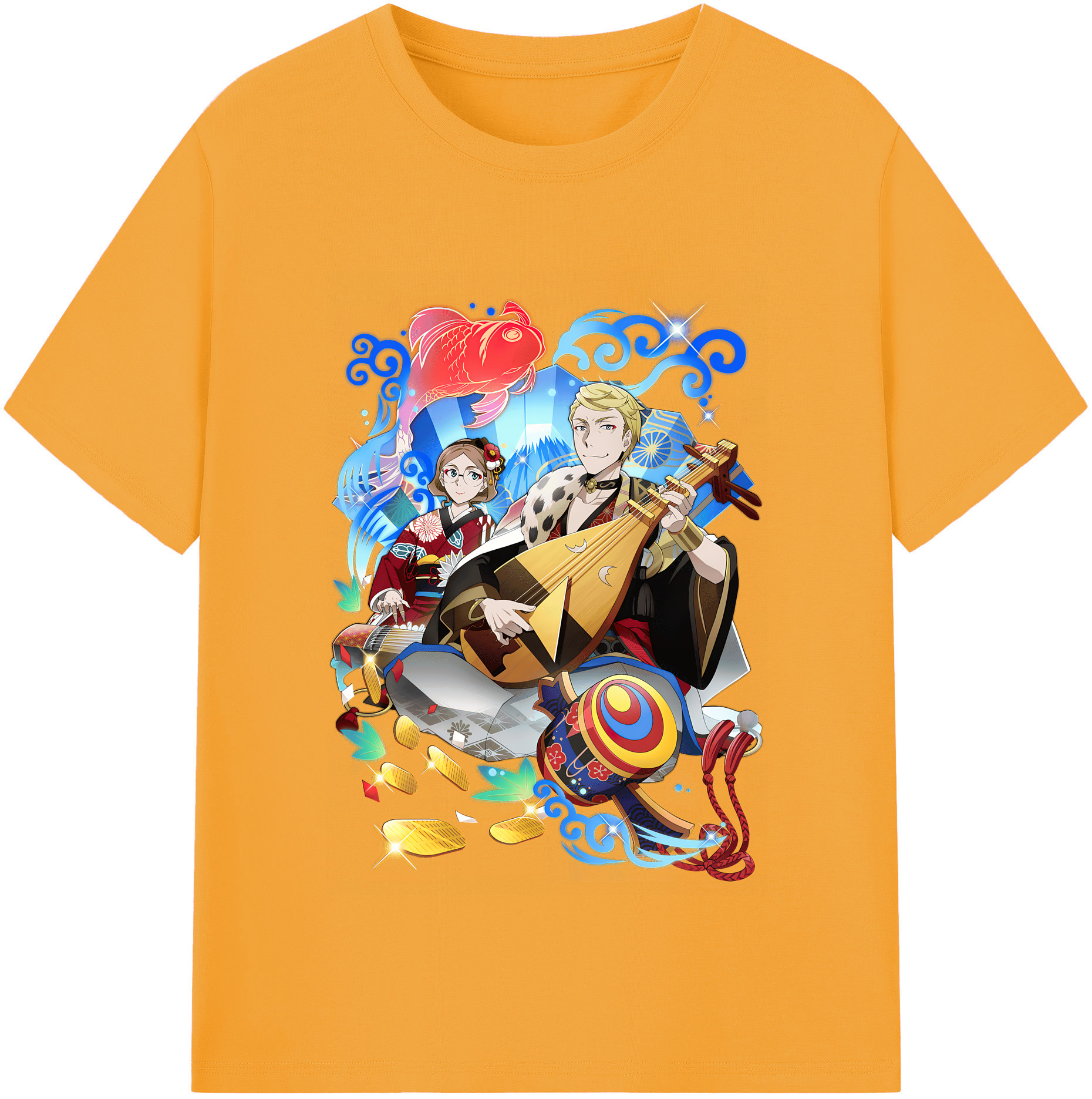 （画像用） 文豪ストレイドッグス Bungo Stray Dogs 綿100％半袖Tシャツ（フロントプリント）