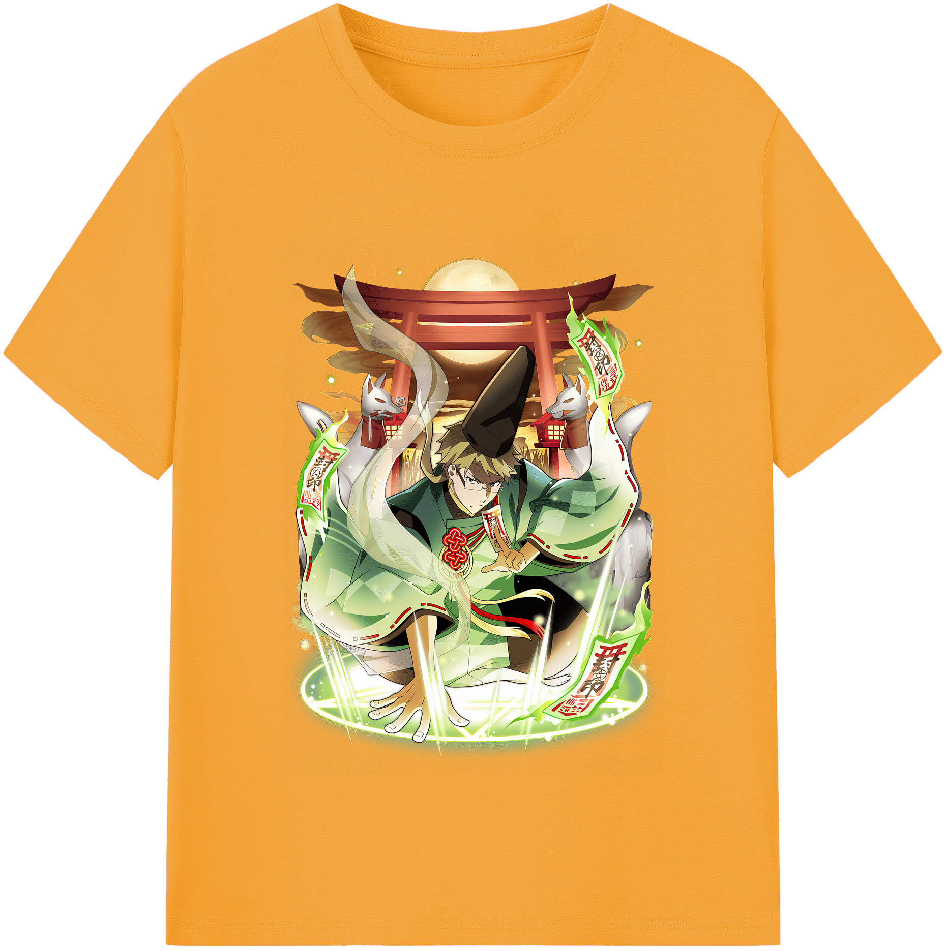 （画像用） 文豪ストレイドッグス Bungo Stray Dogs 綿100％半袖Tシャツ（フロントプリント）