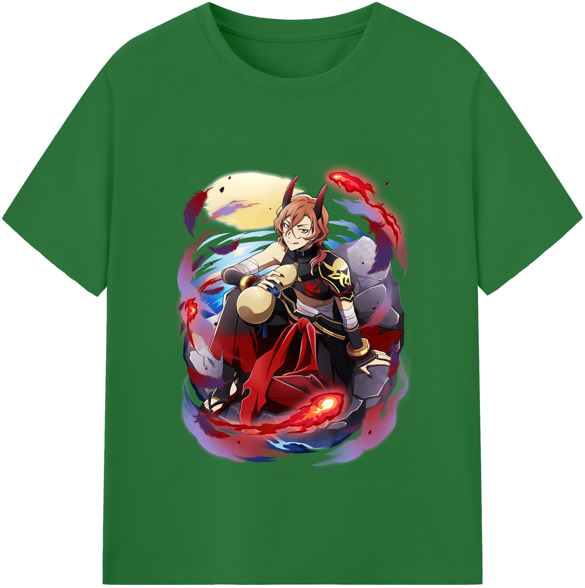 （画像用） 文豪ストレイドッグス Bungo Stray Dogs 綿100％半袖Tシャツ（フロントプリント）