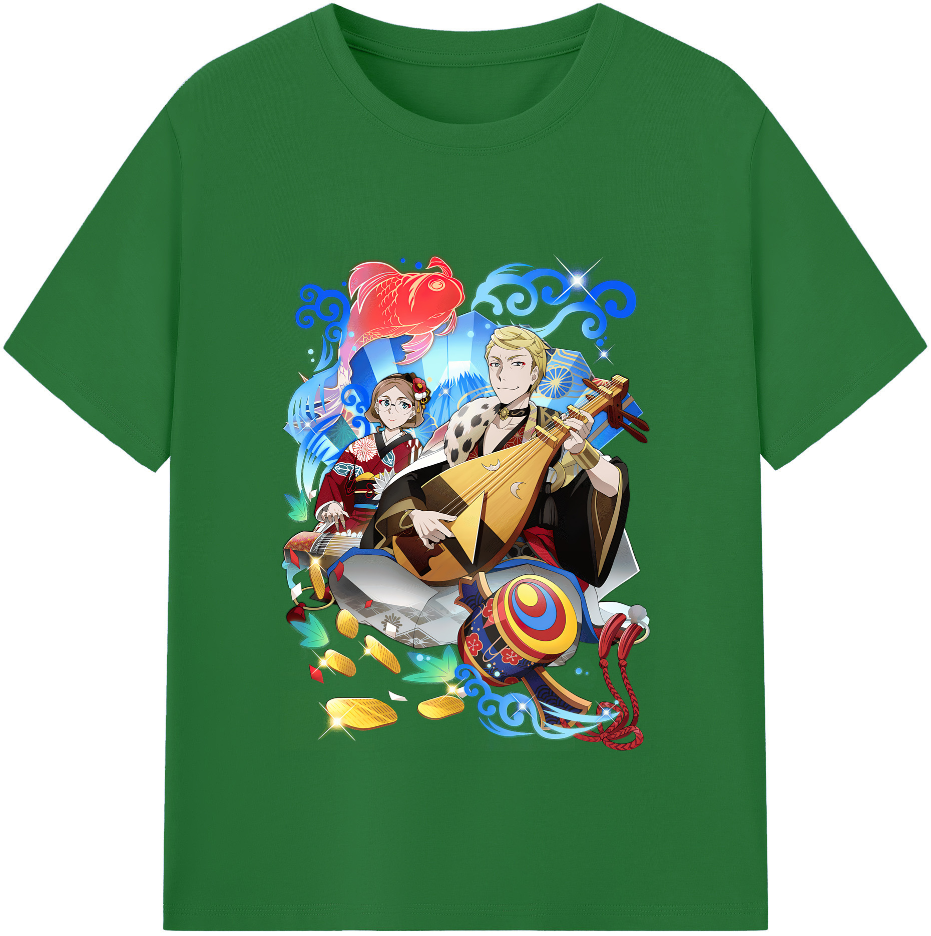 （画像用） 文豪ストレイドッグス Bungo Stray Dogs 綿100％半袖Tシャツ（フロントプリント）