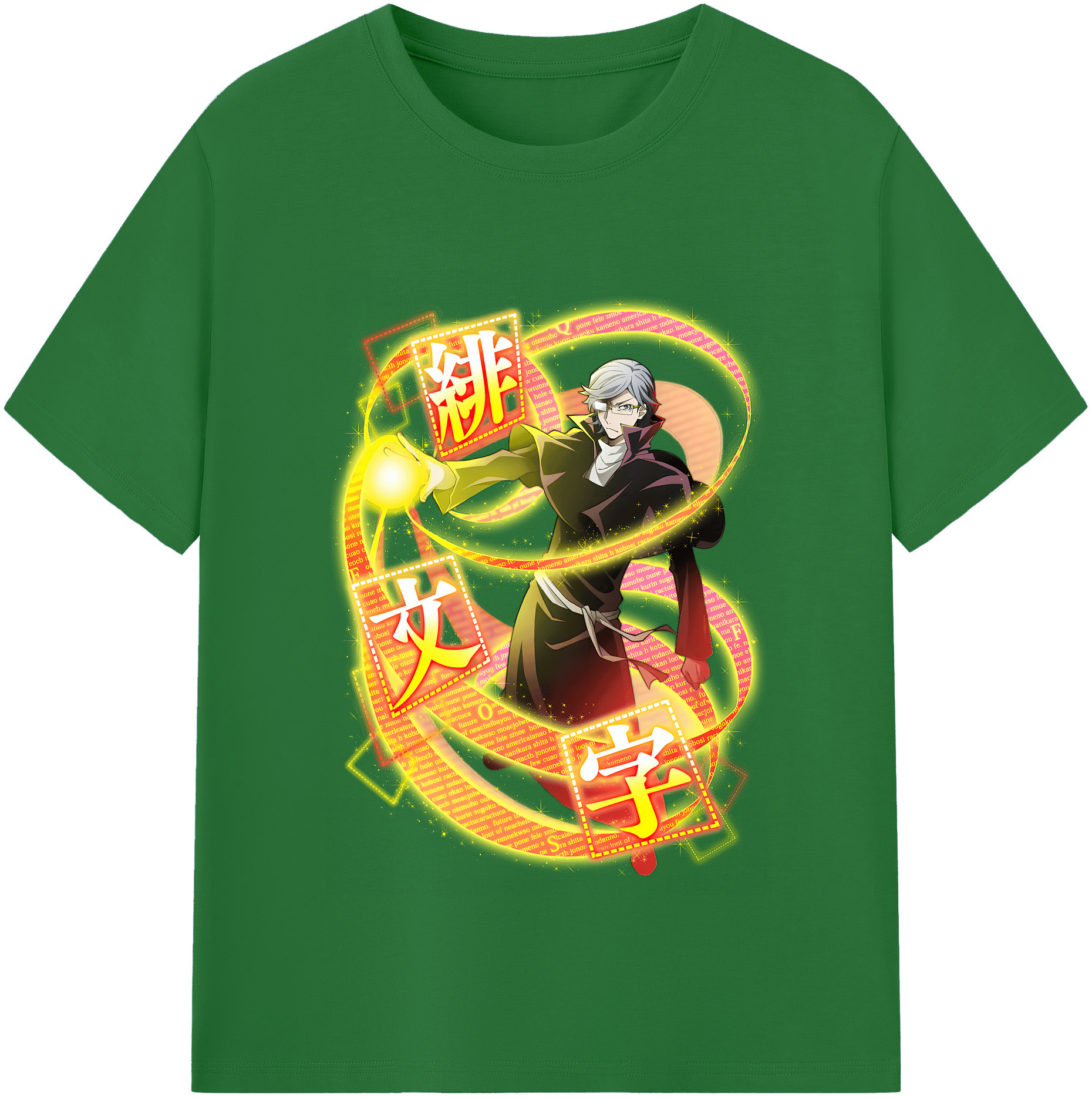（画像用） 文豪ストレイドッグス Bungo Stray Dogs 綿100％半袖Tシャツ（フロントプリント）