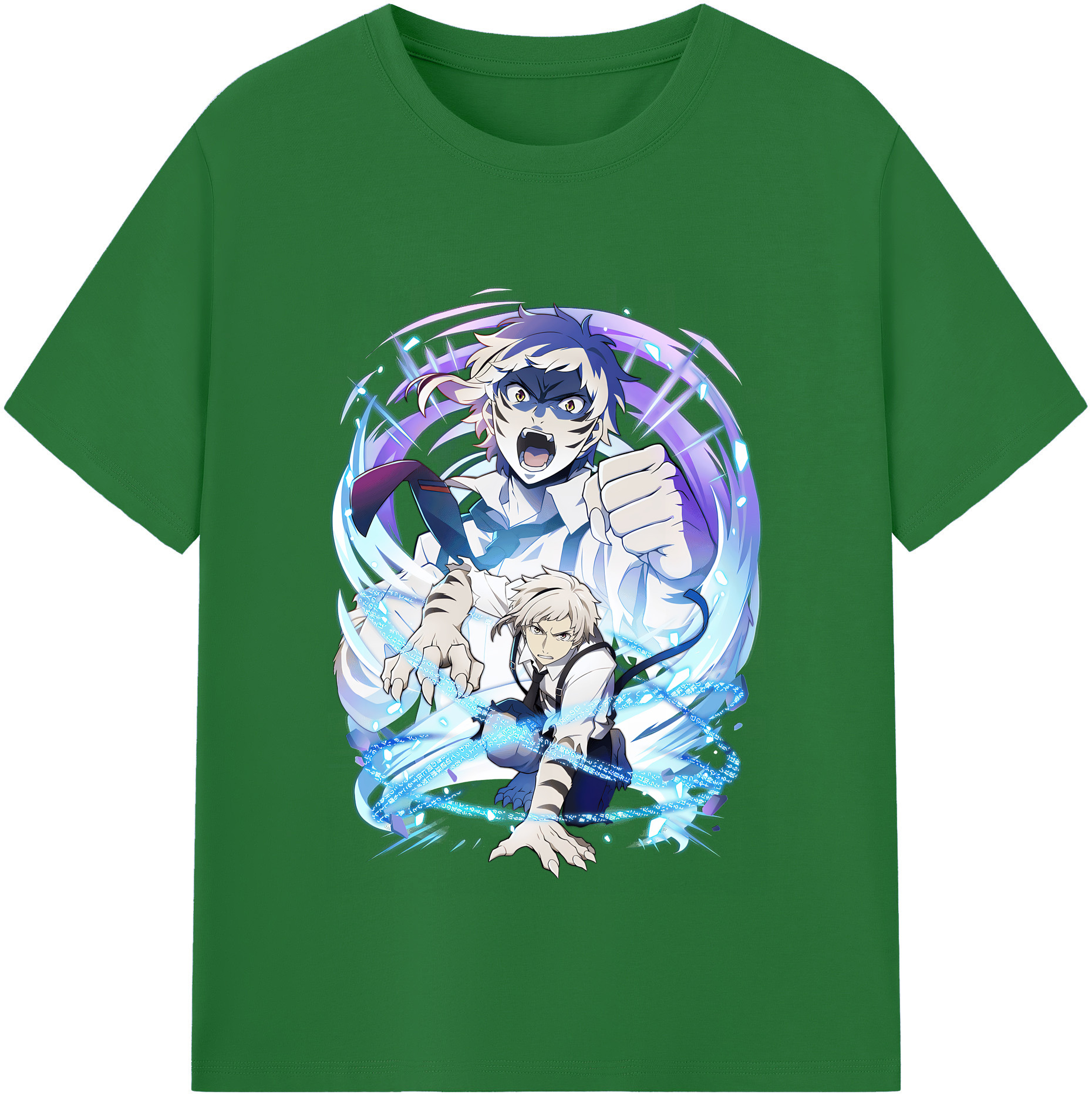 （画像用） 文豪ストレイドッグス Bungo Stray Dogs 綿100％半袖Tシャツ（フロントプリント）