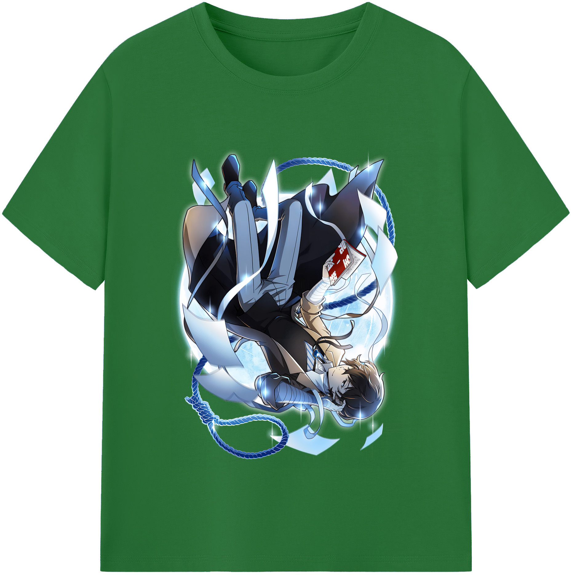 （画像用） 文豪ストレイドッグス Bungo Stray Dogs 綿100％半袖Tシャツ（フロントプリント）