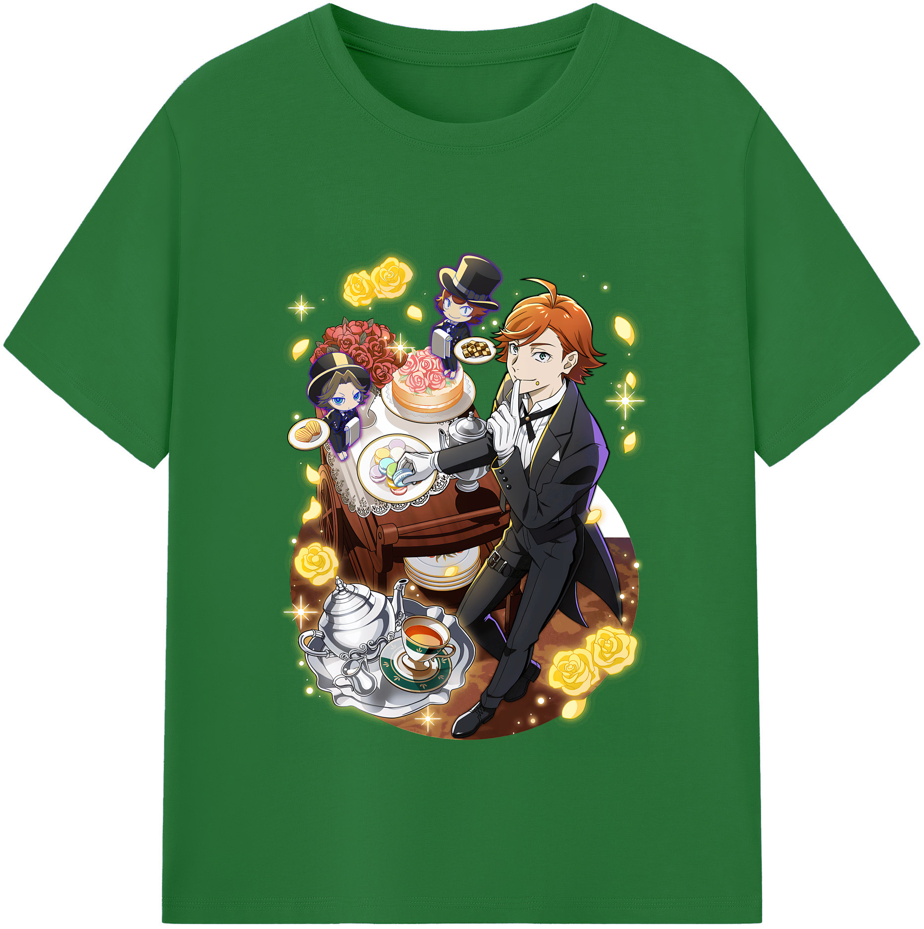（画像用） 文豪ストレイドッグス Bungo Stray Dogs 綿100％半袖Tシャツ（フロントプリント）