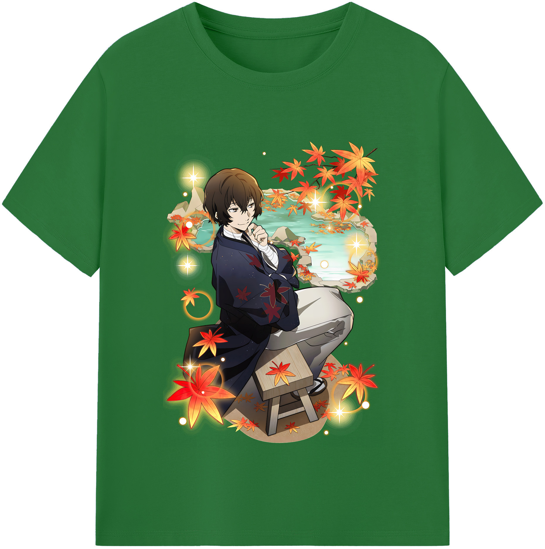 （画像用） 文豪ストレイドッグス Bungo Stray Dogs 綿100％半袖Tシャツ（フロントプリント）