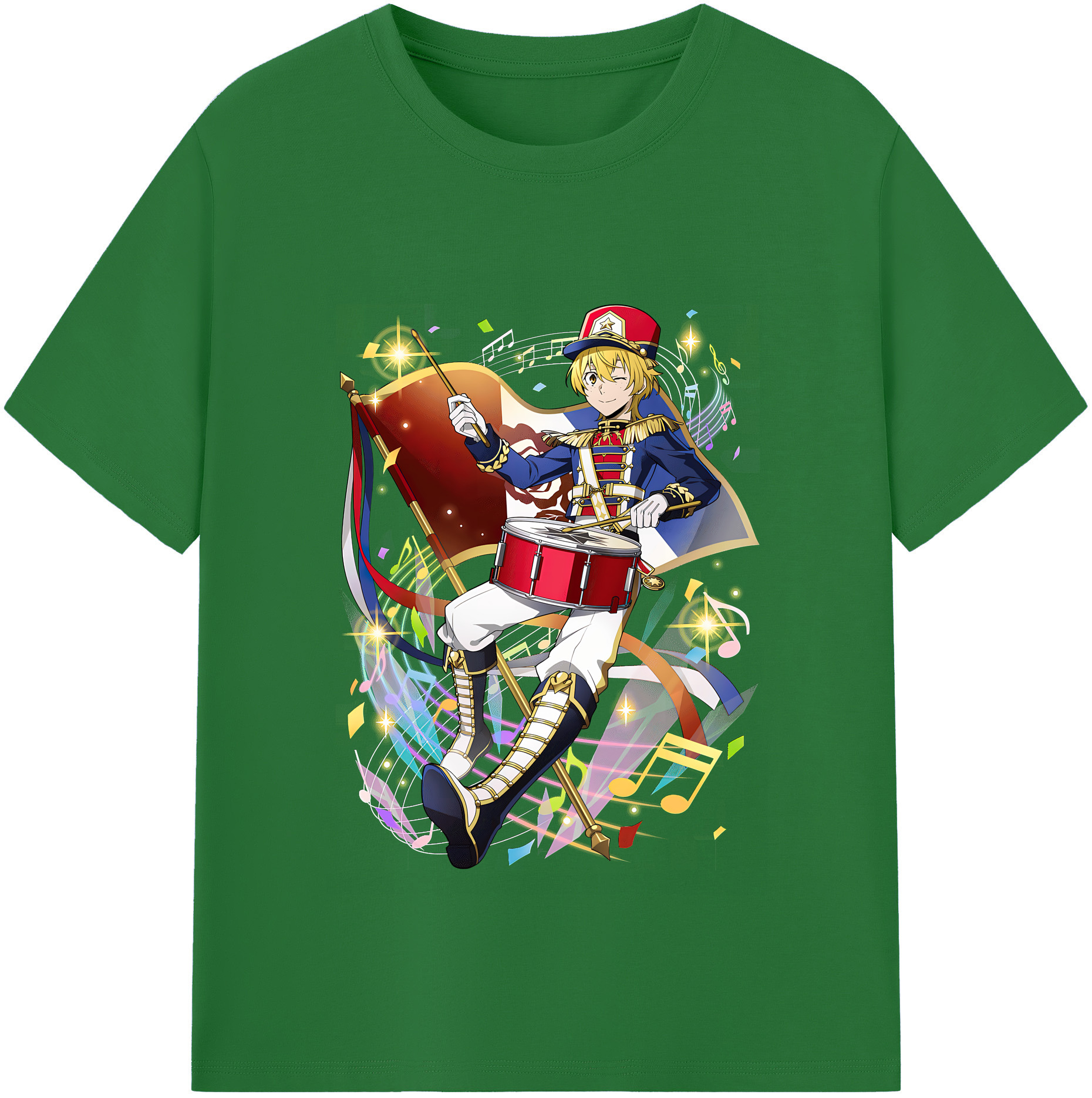 （画像用） 文豪ストレイドッグス Bungo Stray Dogs 綿100％半袖Tシャツ（フロントプリント）
