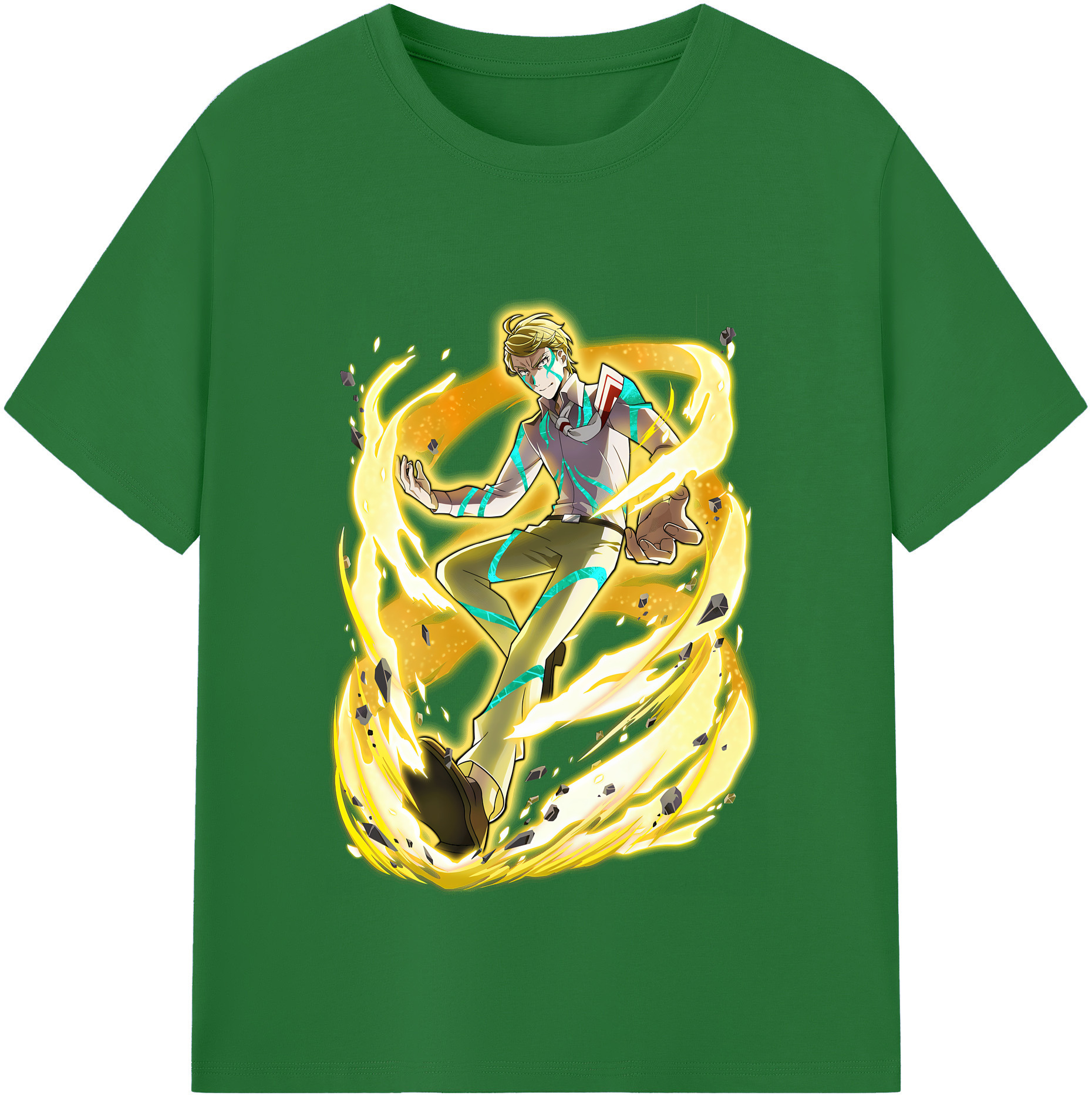 （画像用） 文豪ストレイドッグス Bungo Stray Dogs 綿100％半袖Tシャツ（フロントプリント）