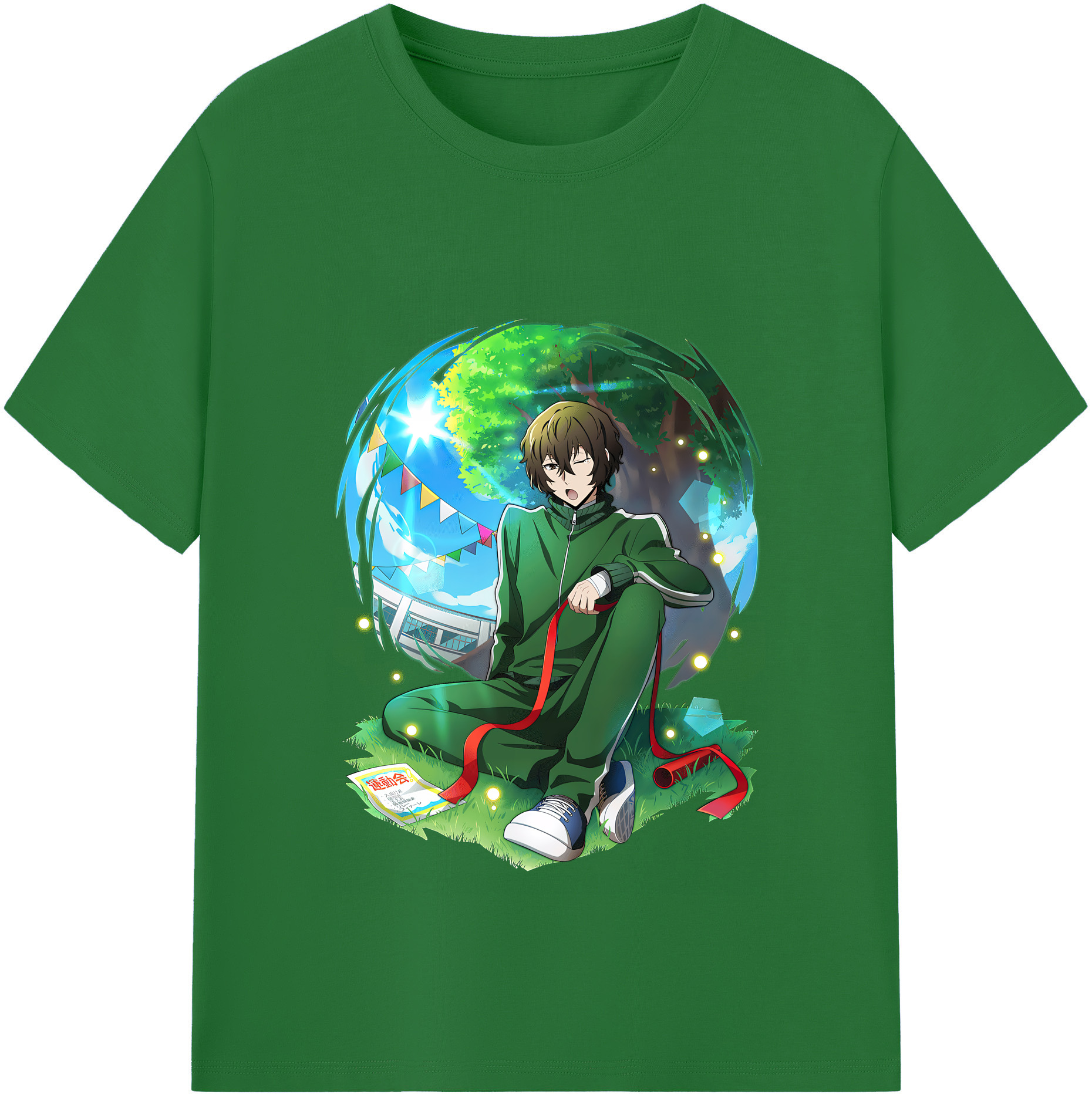 （画像用） 文豪ストレイドッグス Bungo Stray Dogs 綿100％半袖Tシャツ（フロントプリント）