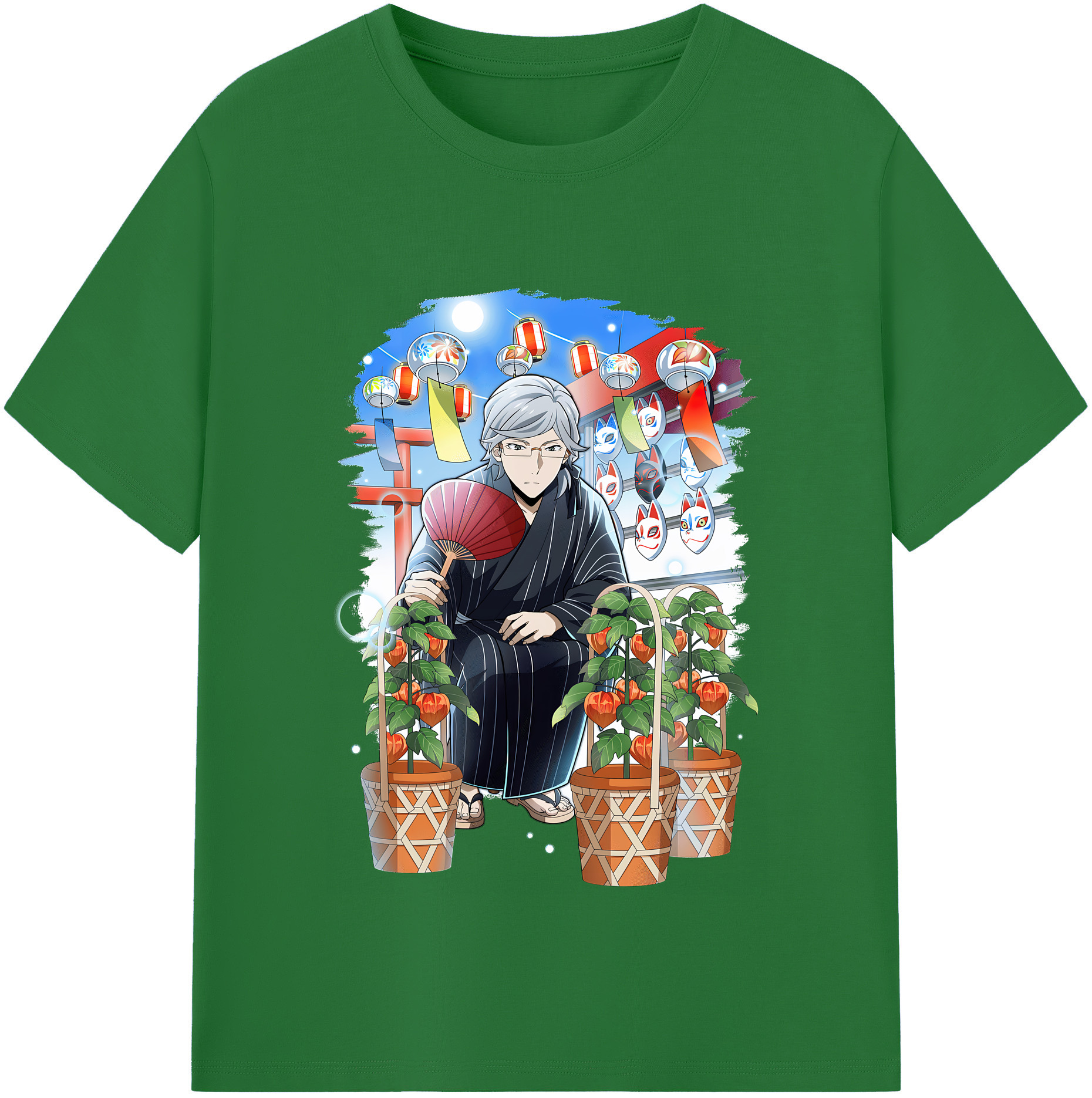 （画像用） 文豪ストレイドッグス Bungo Stray Dogs 綿100％半袖Tシャツ（フロントプリント）