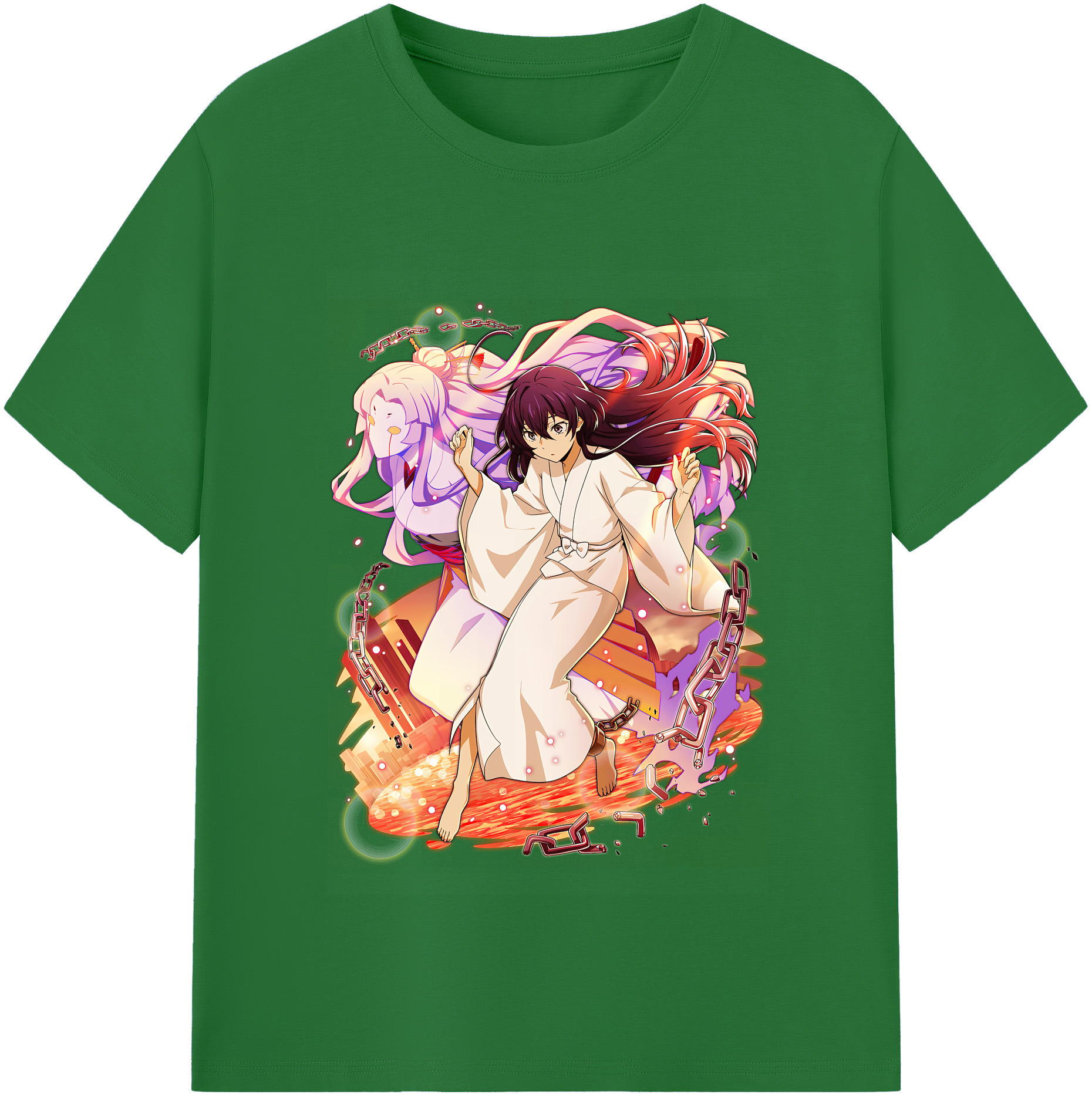 （画像用） 文豪ストレイドッグス Bungo Stray Dogs 綿100％半袖Tシャツ（フロントプリント）