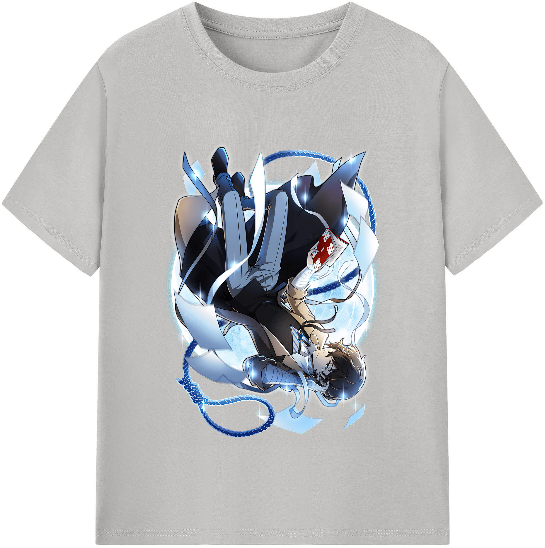 （画像用） 文豪ストレイドッグス Bungo Stray Dogs 綿100％半袖Tシャツ（フロントプリント）