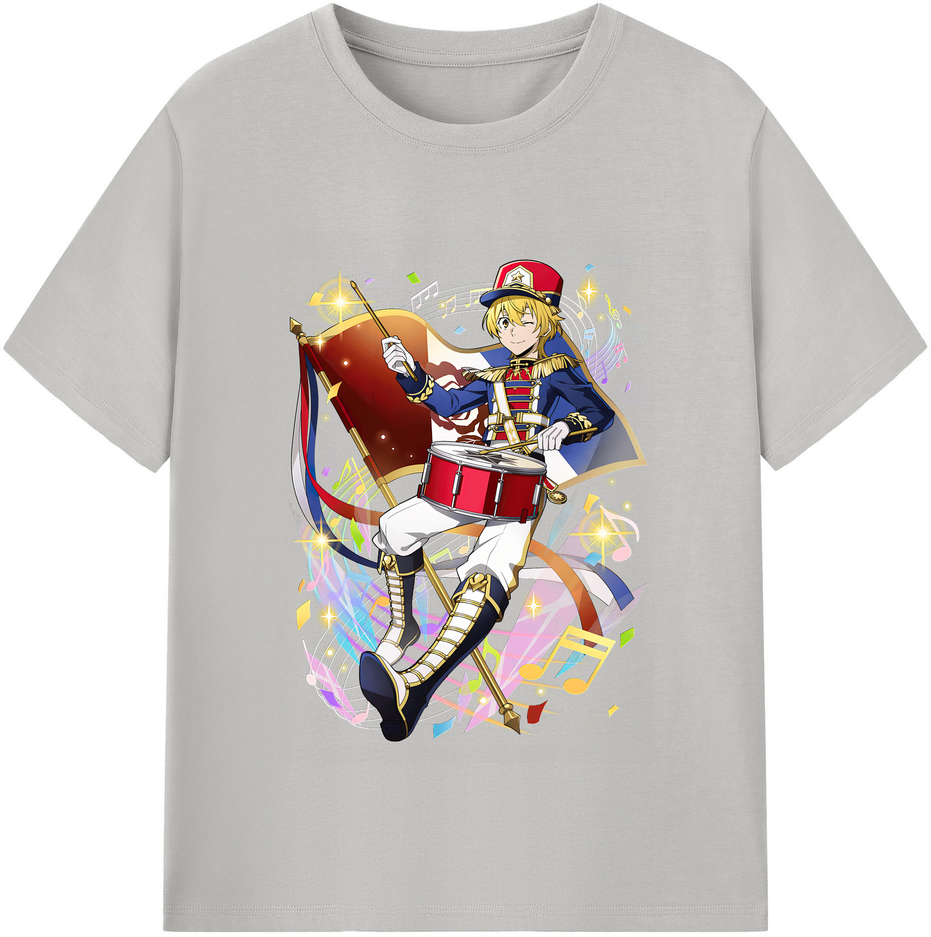 （画像用） 文豪ストレイドッグス Bungo Stray Dogs 綿100％半袖Tシャツ（フロントプリント）