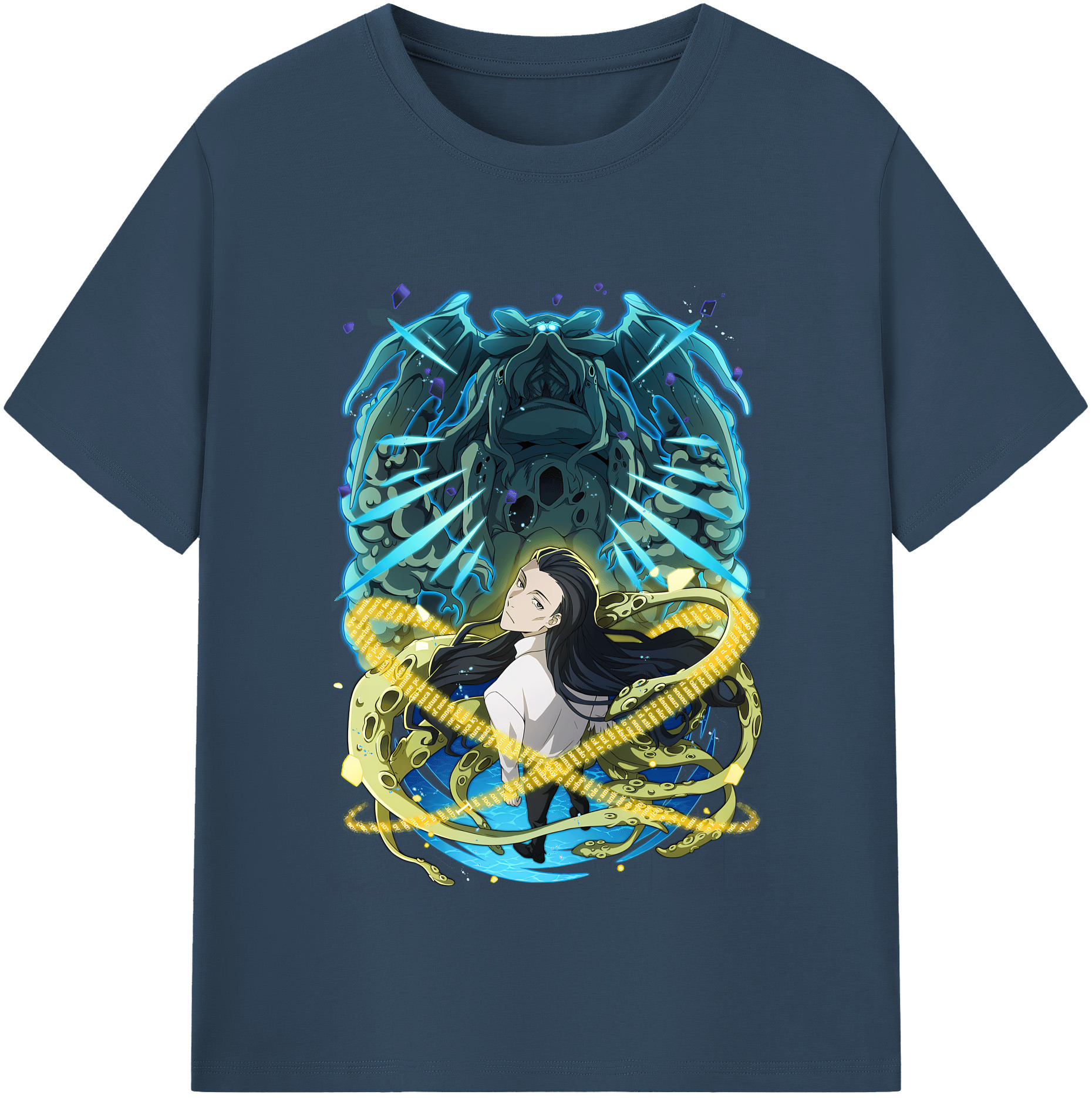 （画像用） 文豪ストレイドッグス Bungo Stray Dogs 綿100％半袖Tシャツ（フロントプリント）