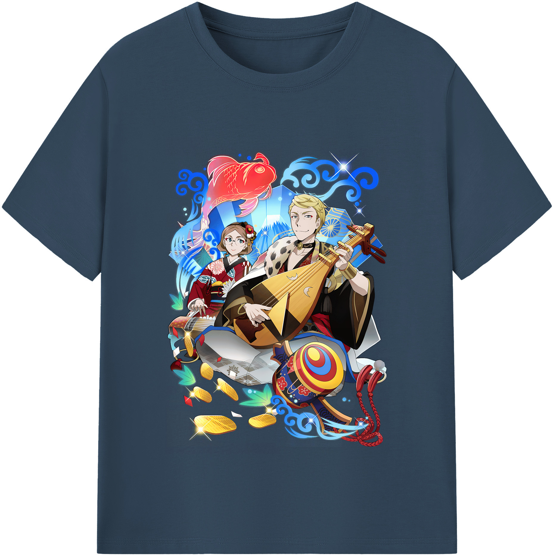 （画像用） 文豪ストレイドッグス Bungo Stray Dogs 綿100％半袖Tシャツ（フロントプリント）