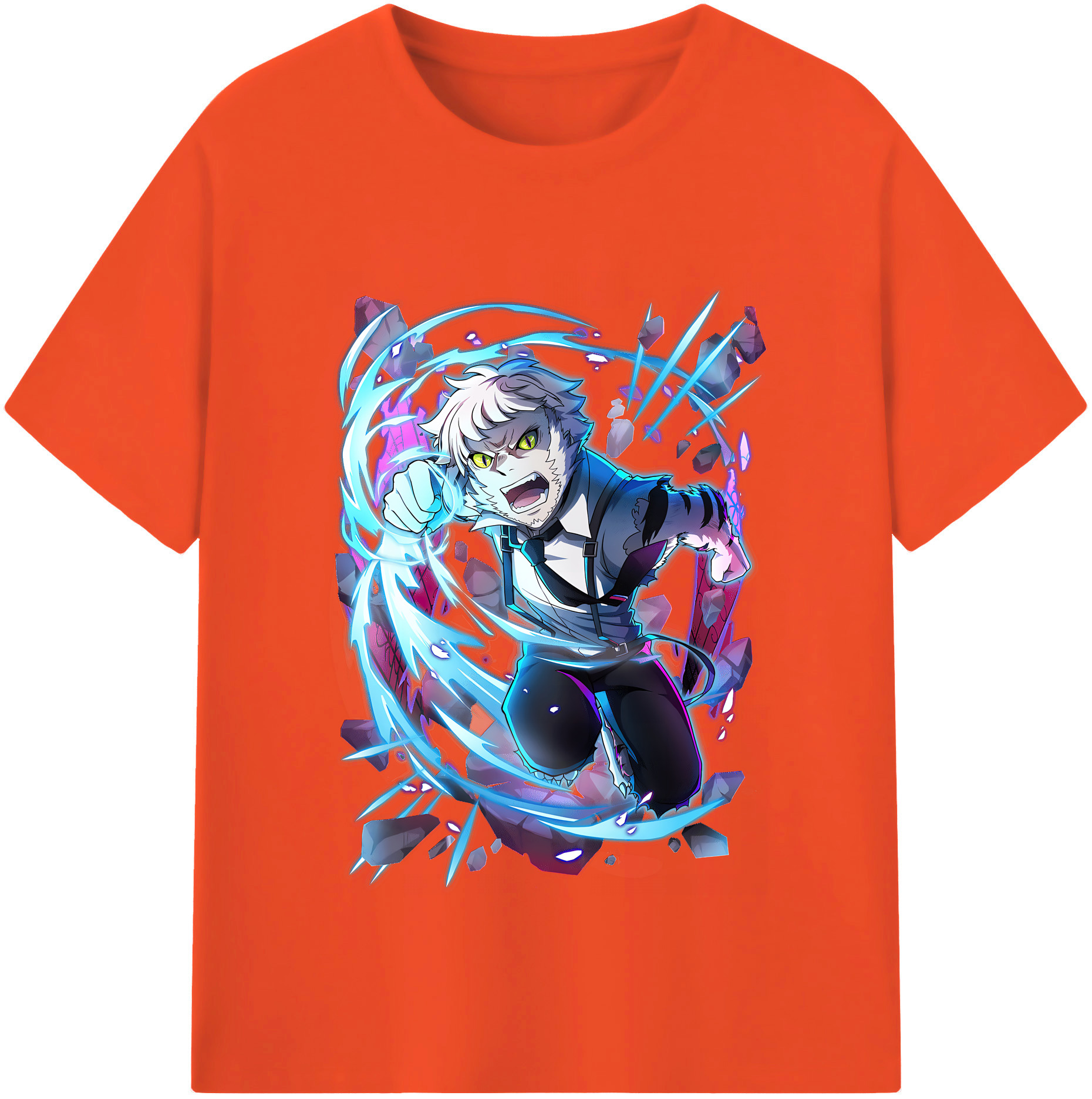 （画像用） 文豪ストレイドッグス Bungo Stray Dogs 綿100％半袖Tシャツ（フロントプリント）