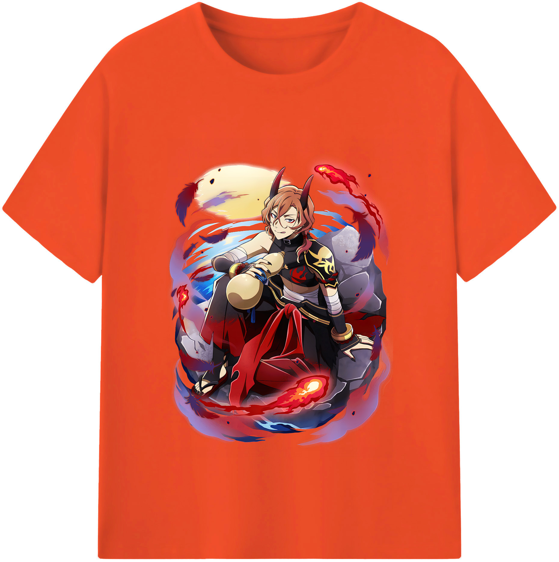 （画像用） 文豪ストレイドッグス Bungo Stray Dogs 綿100％半袖Tシャツ（フロントプリント）