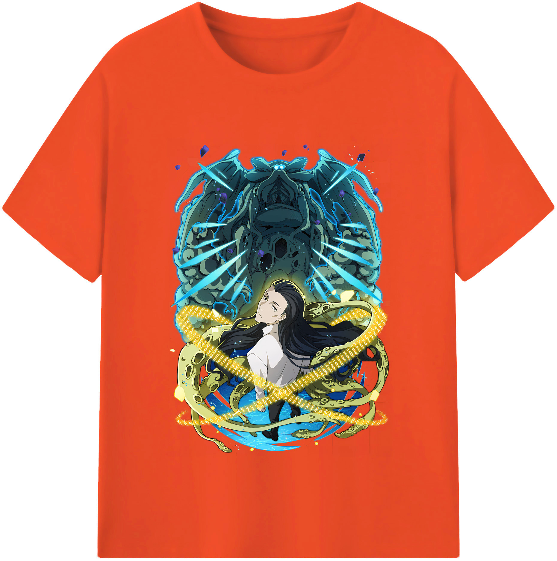 （画像用） 文豪ストレイドッグス Bungo Stray Dogs 綿100％半袖Tシャツ（フロントプリント）