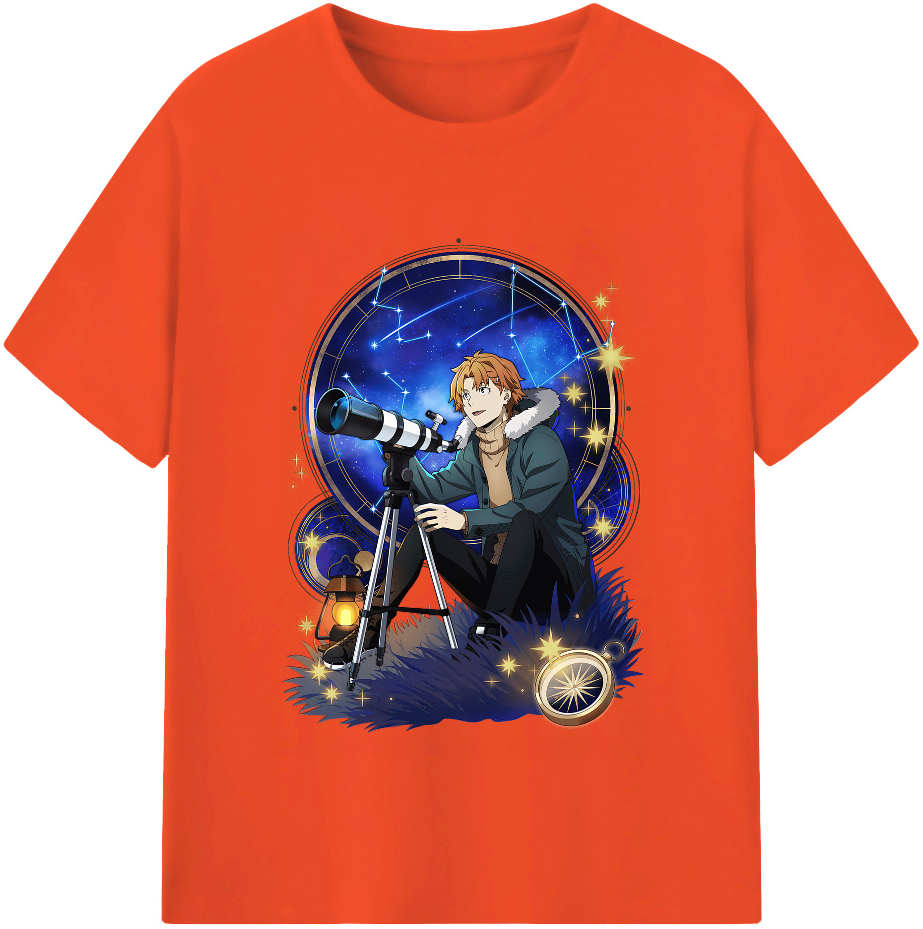 （画像用） 文豪ストレイドッグス Bungo Stray Dogs 綿100％半袖Tシャツ（フロントプリント）