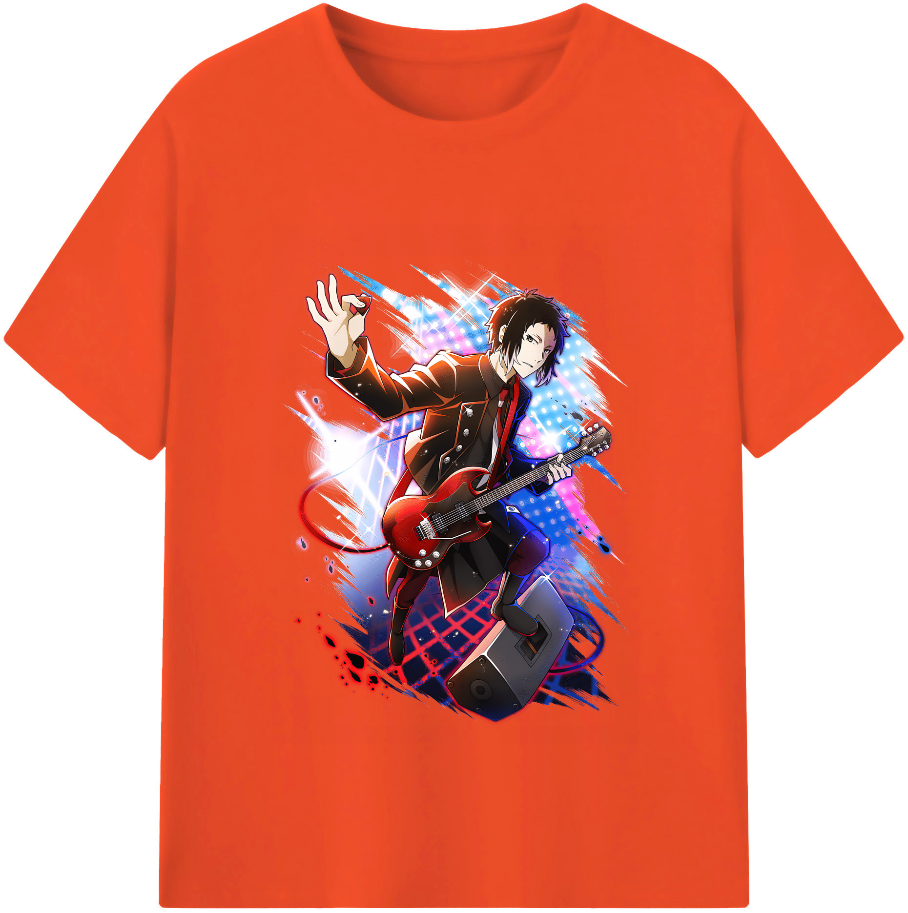 （画像用） 文豪ストレイドッグス Bungo Stray Dogs 綿100％半袖Tシャツ（フロントプリント）