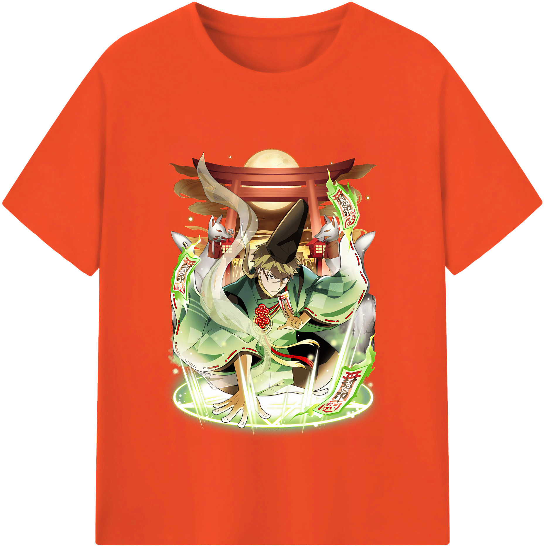 （画像用） 文豪ストレイドッグス Bungo Stray Dogs 綿100％半袖Tシャツ（フロントプリント）