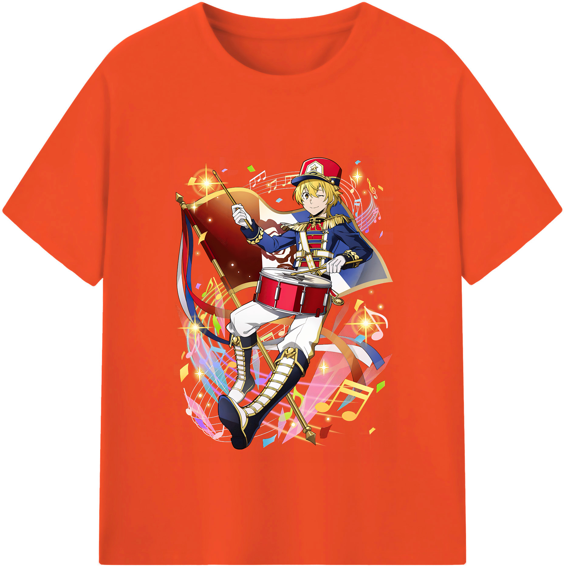 （画像用） 文豪ストレイドッグス Bungo Stray Dogs 綿100％半袖Tシャツ（フロントプリント）