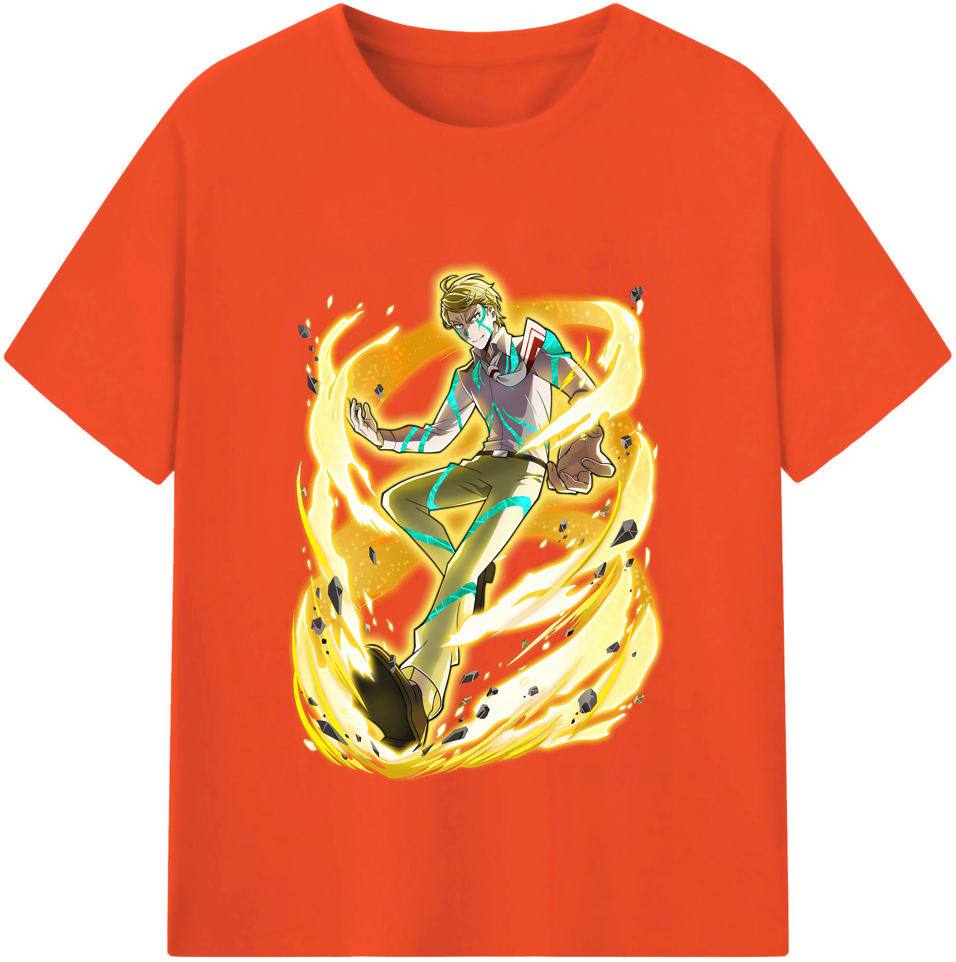 （画像用） 文豪ストレイドッグス Bungo Stray Dogs 綿100％半袖Tシャツ（フロントプリント）