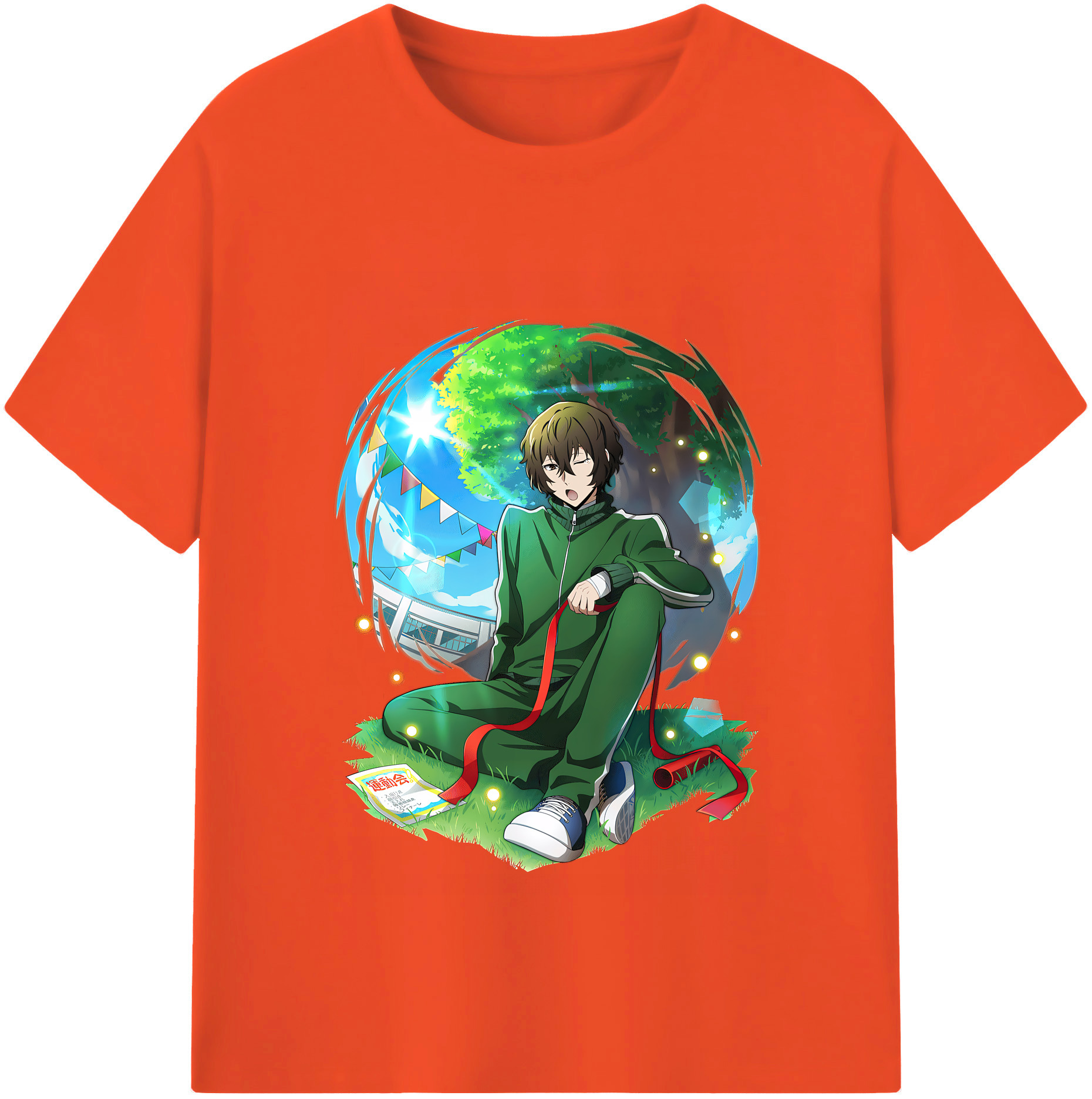 （画像用） 文豪ストレイドッグス Bungo Stray Dogs 綿100％半袖Tシャツ（フロントプリント）