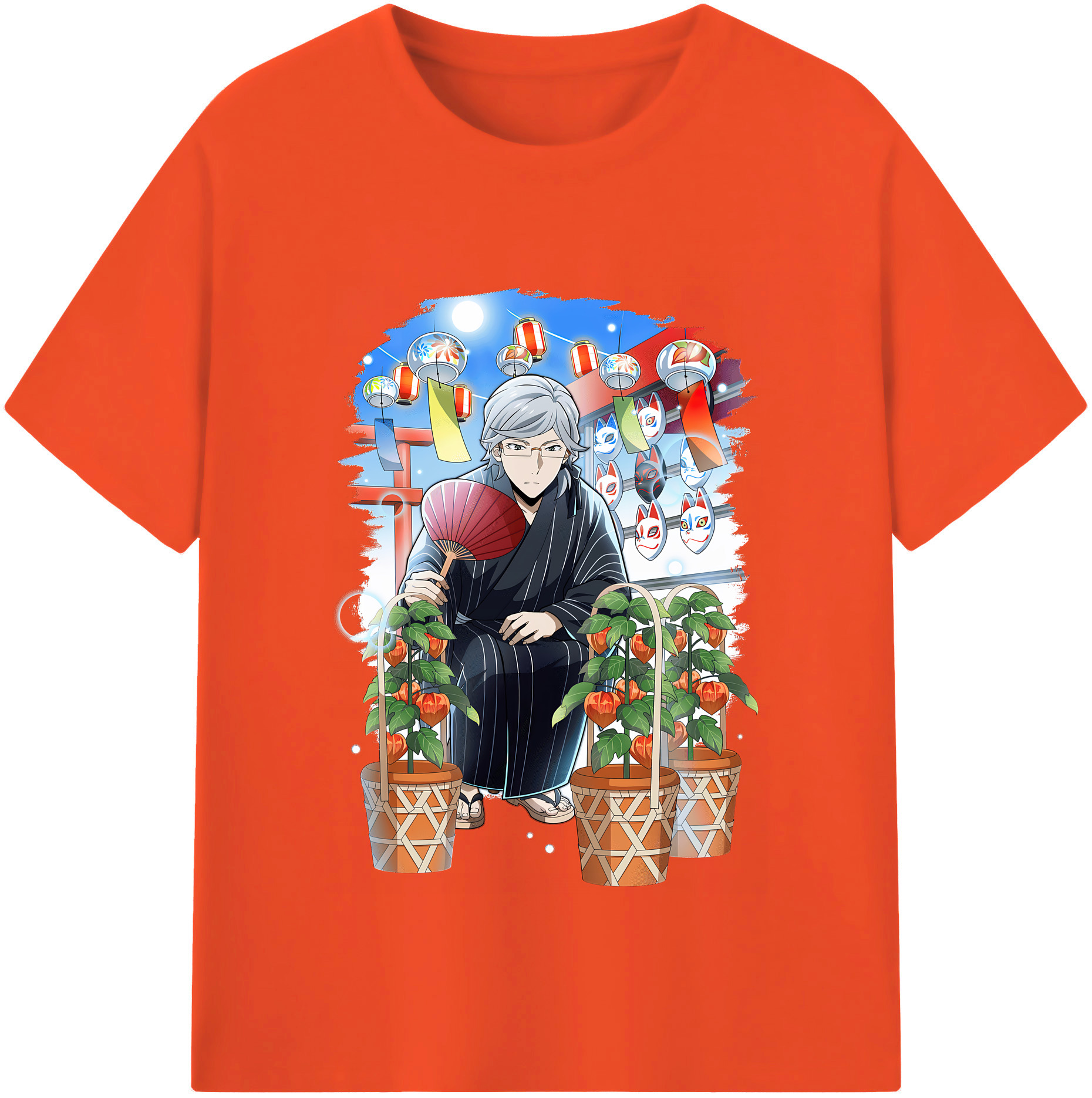 （画像用） 文豪ストレイドッグス Bungo Stray Dogs 綿100％半袖Tシャツ（フロントプリント）