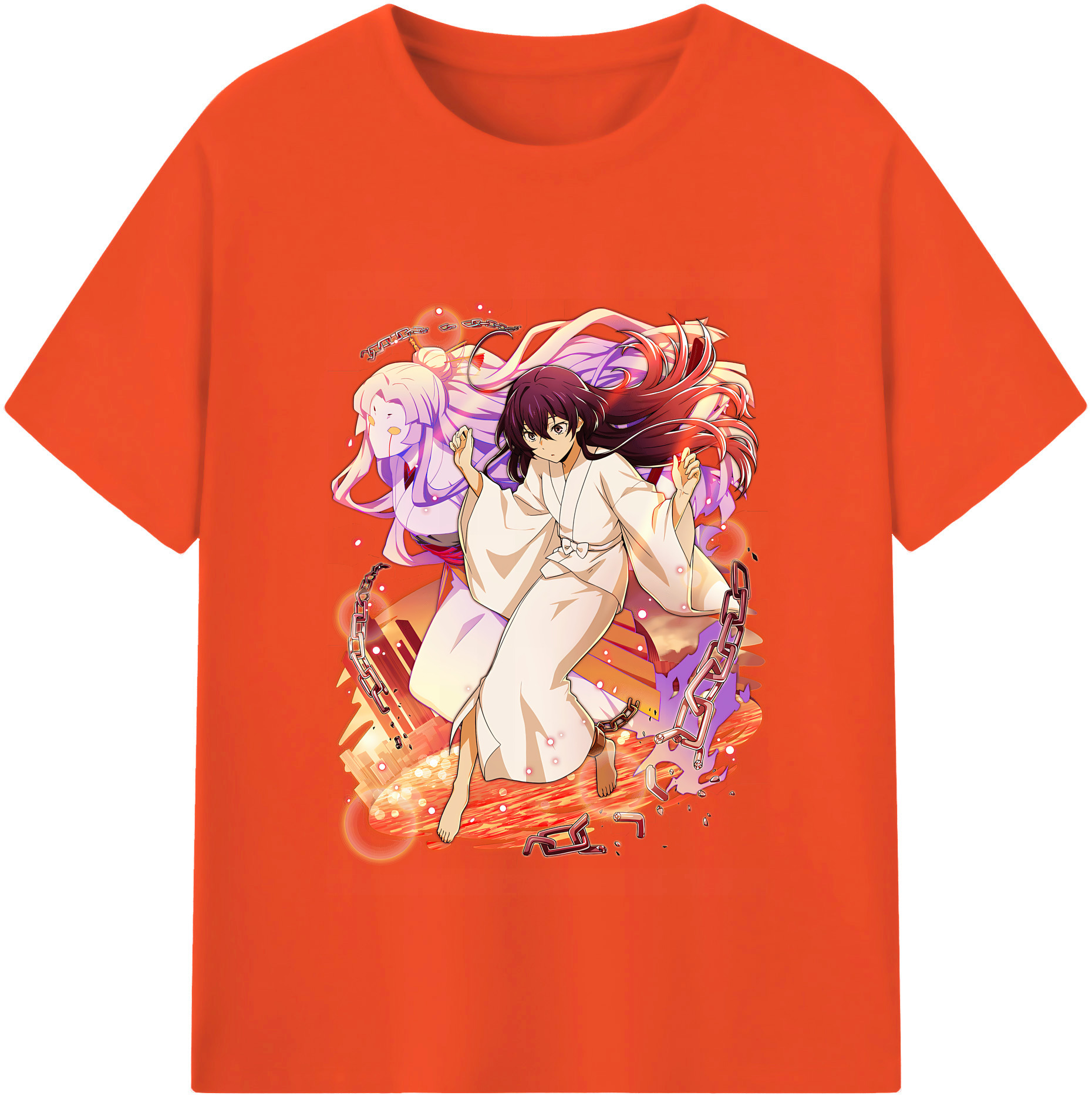 （画像用） 文豪ストレイドッグス Bungo Stray Dogs 綿100％半袖Tシャツ（フロントプリント）