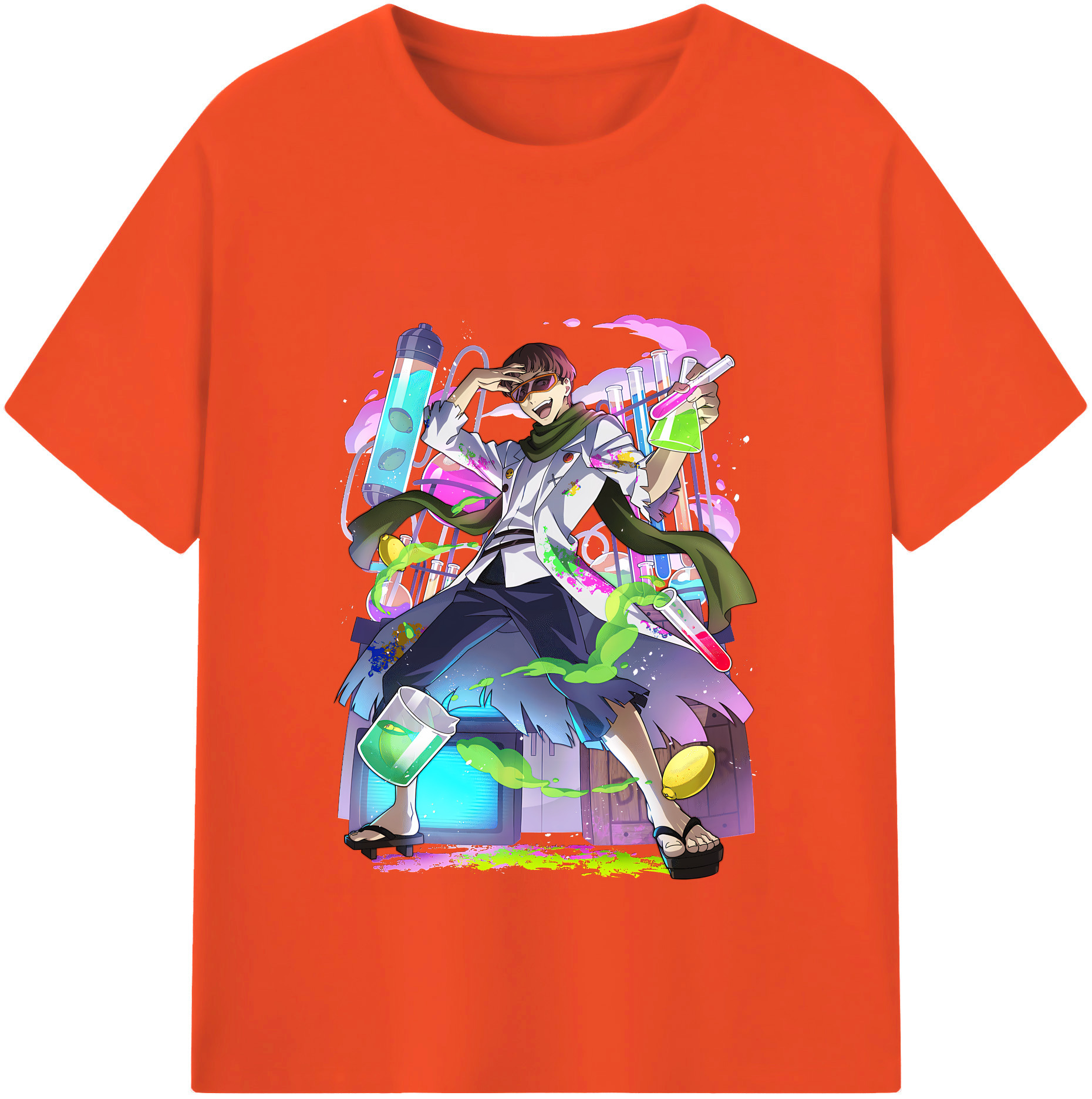 （画像用） 文豪ストレイドッグス Bungo Stray Dogs 綿100％半袖Tシャツ（フロントプリント）