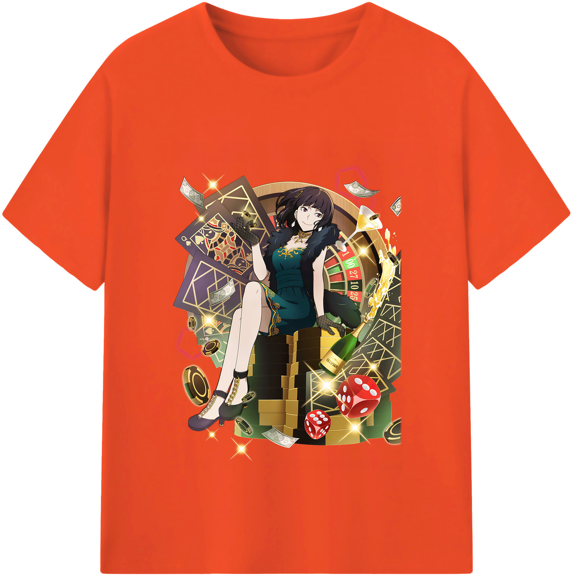 （画像用） 文豪ストレイドッグス Bungo Stray Dogs 綿100％半袖Tシャツ（フロントプリント）