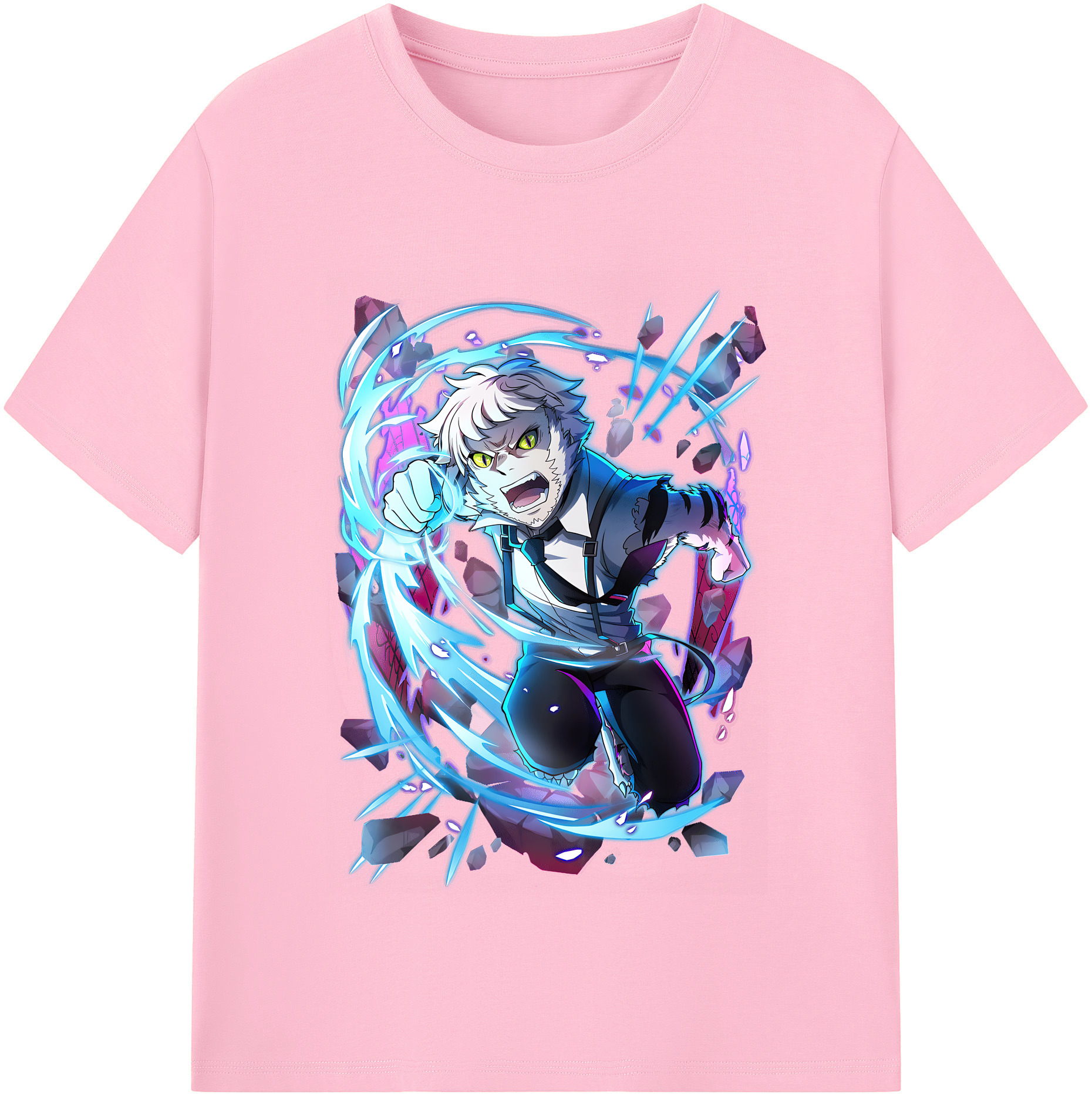 （画像用） 文豪ストレイドッグス Bungo Stray Dogs 綿100％半袖Tシャツ（フロントプリント）