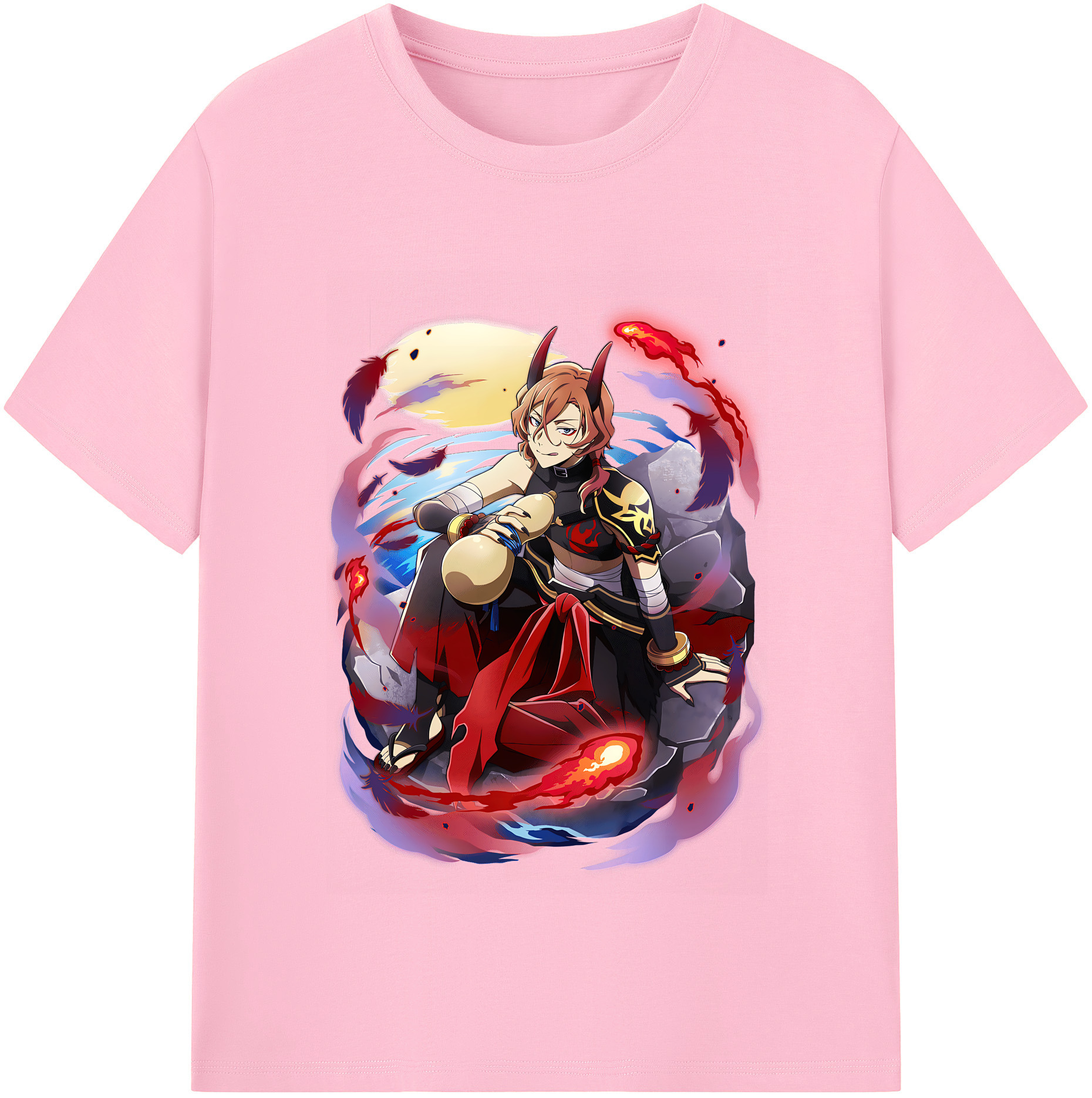 （画像用） 文豪ストレイドッグス Bungo Stray Dogs 綿100％半袖Tシャツ（フロントプリント）