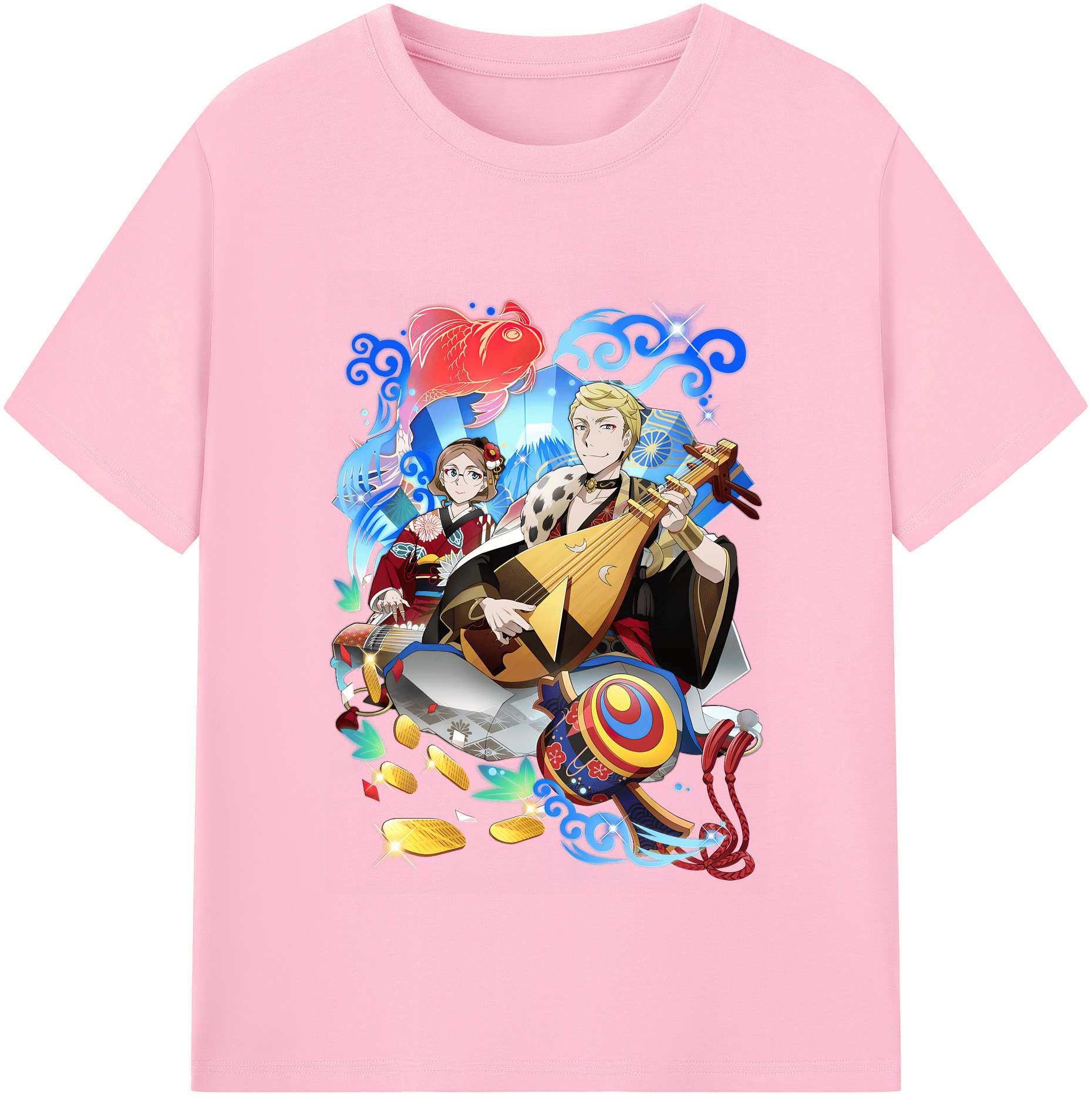 （画像用） 文豪ストレイドッグス Bungo Stray Dogs 綿100％半袖Tシャツ（フロントプリント）