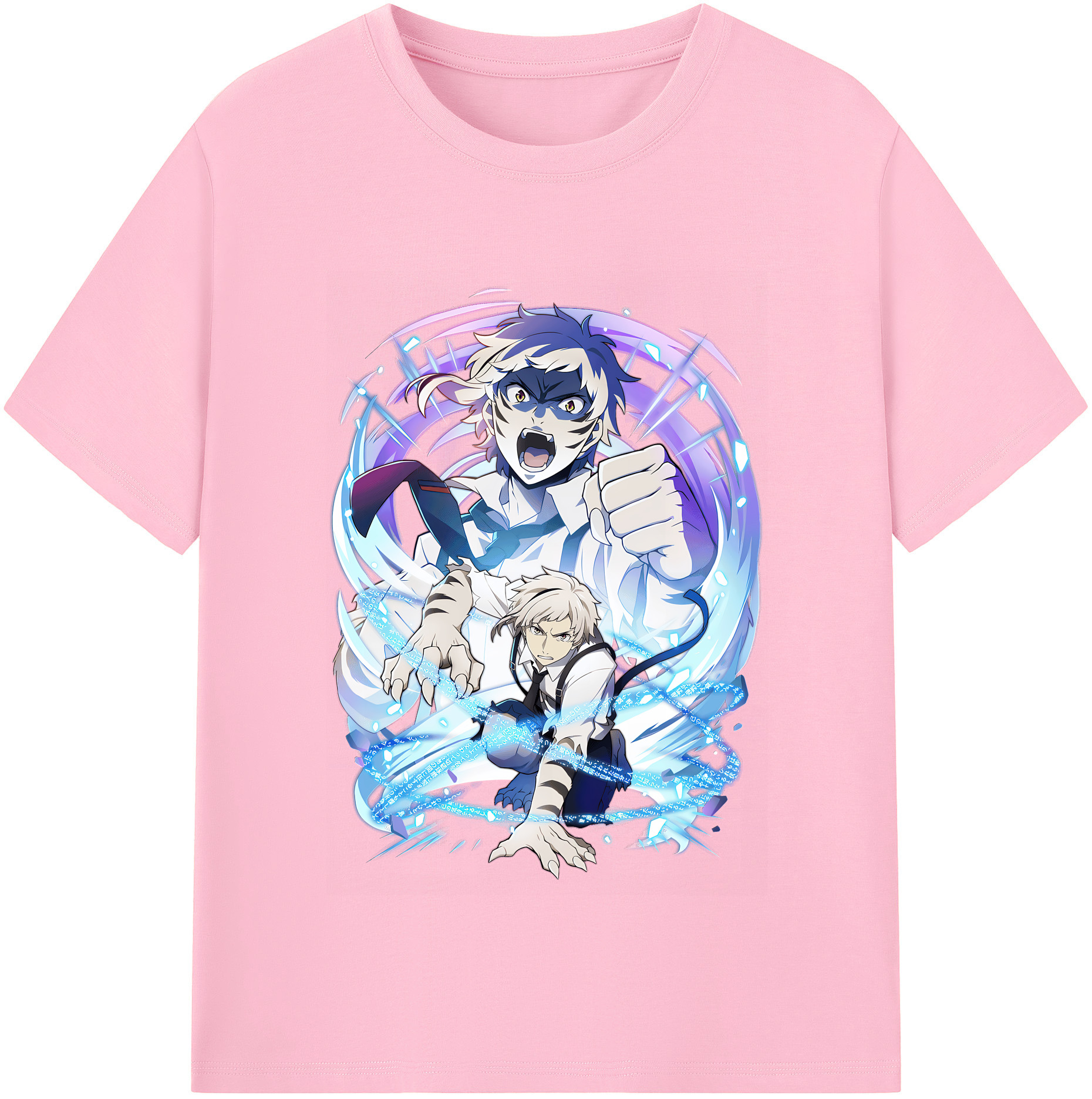（画像用） 文豪ストレイドッグス Bungo Stray Dogs 綿100％半袖Tシャツ（フロントプリント）