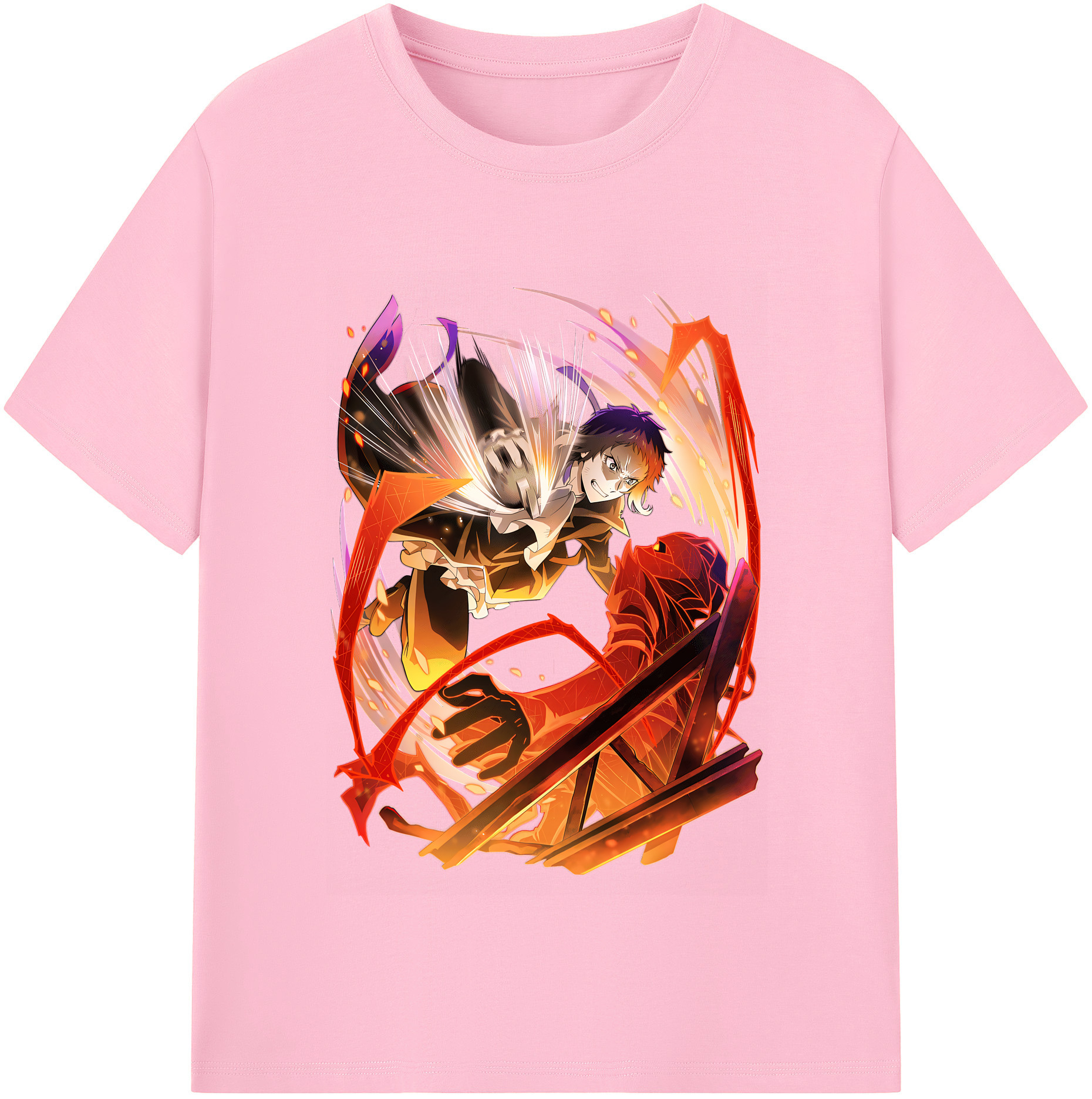 （画像用） 文豪ストレイドッグス Bungo Stray Dogs 綿100％半袖Tシャツ（フロントプリント）