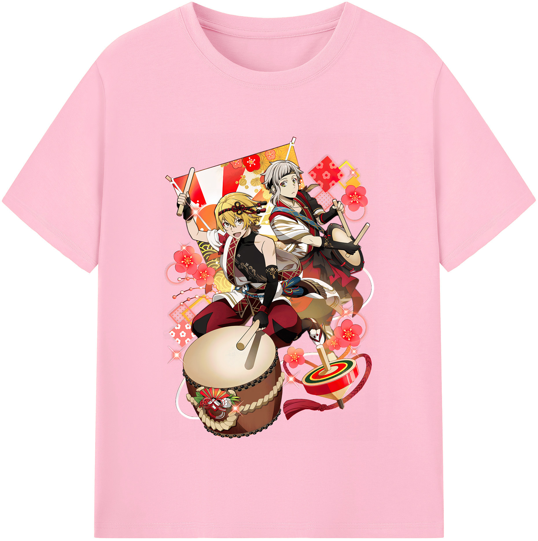 （画像用） 文豪ストレイドッグス Bungo Stray Dogs 綿100％半袖Tシャツ（フロントプリント）