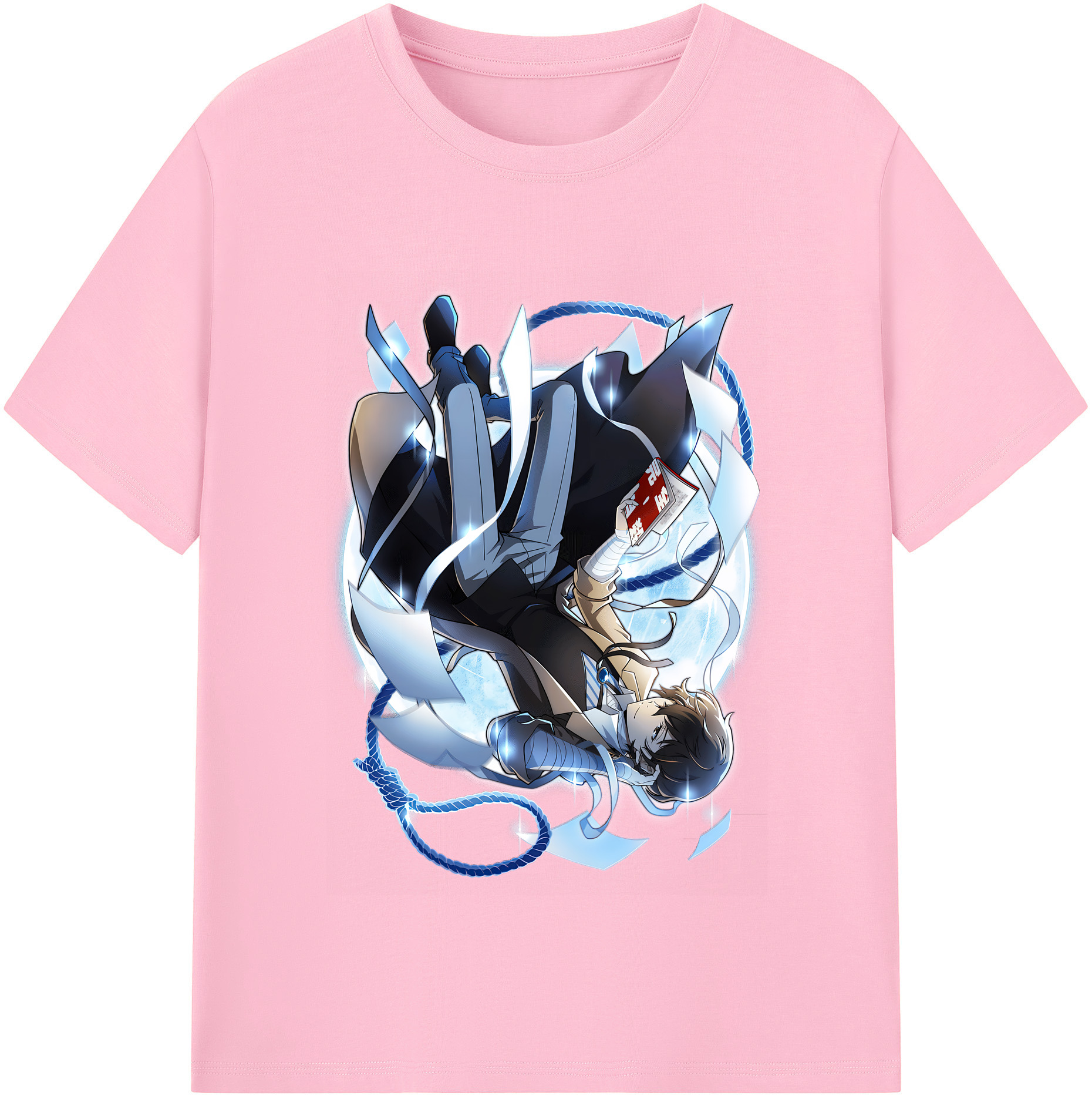 （画像用） 文豪ストレイドッグス Bungo Stray Dogs 綿100％半袖Tシャツ（フロントプリント）