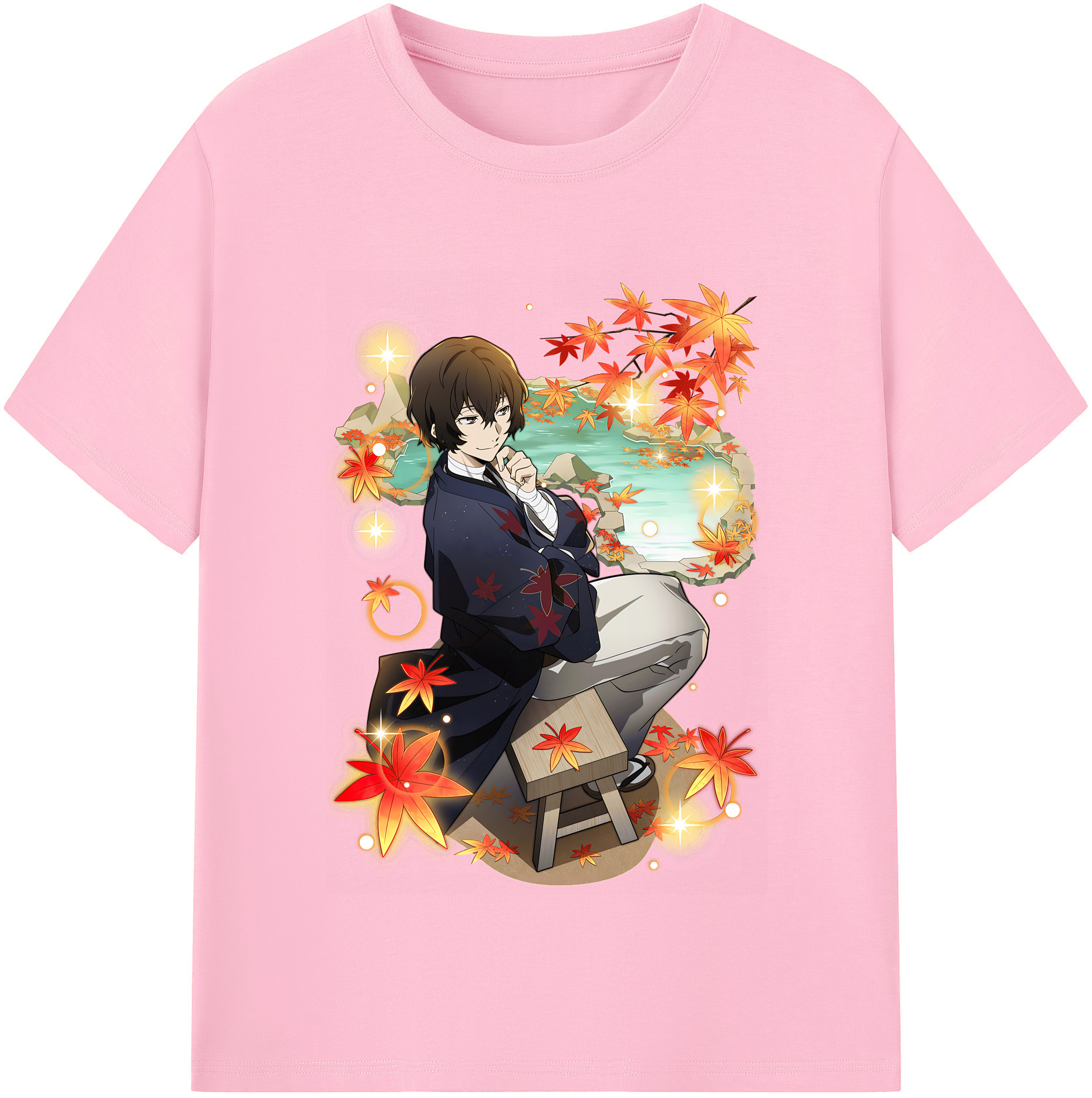 （画像用） 文豪ストレイドッグス Bungo Stray Dogs 綿100％半袖Tシャツ（フロントプリント）