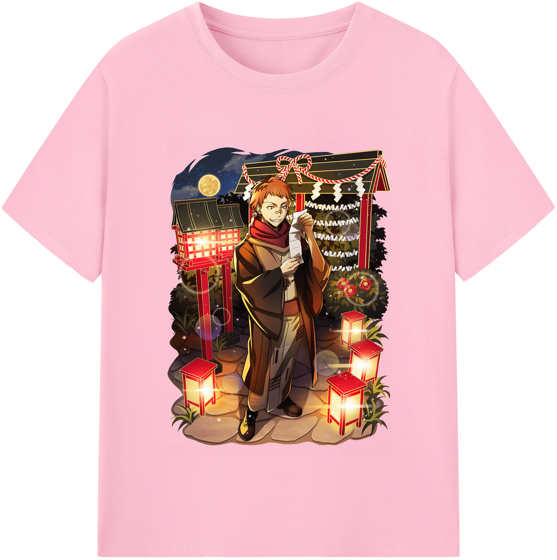 （画像用） 文豪ストレイドッグス Bungo Stray Dogs 綿100％半袖Tシャツ（フロントプリント）