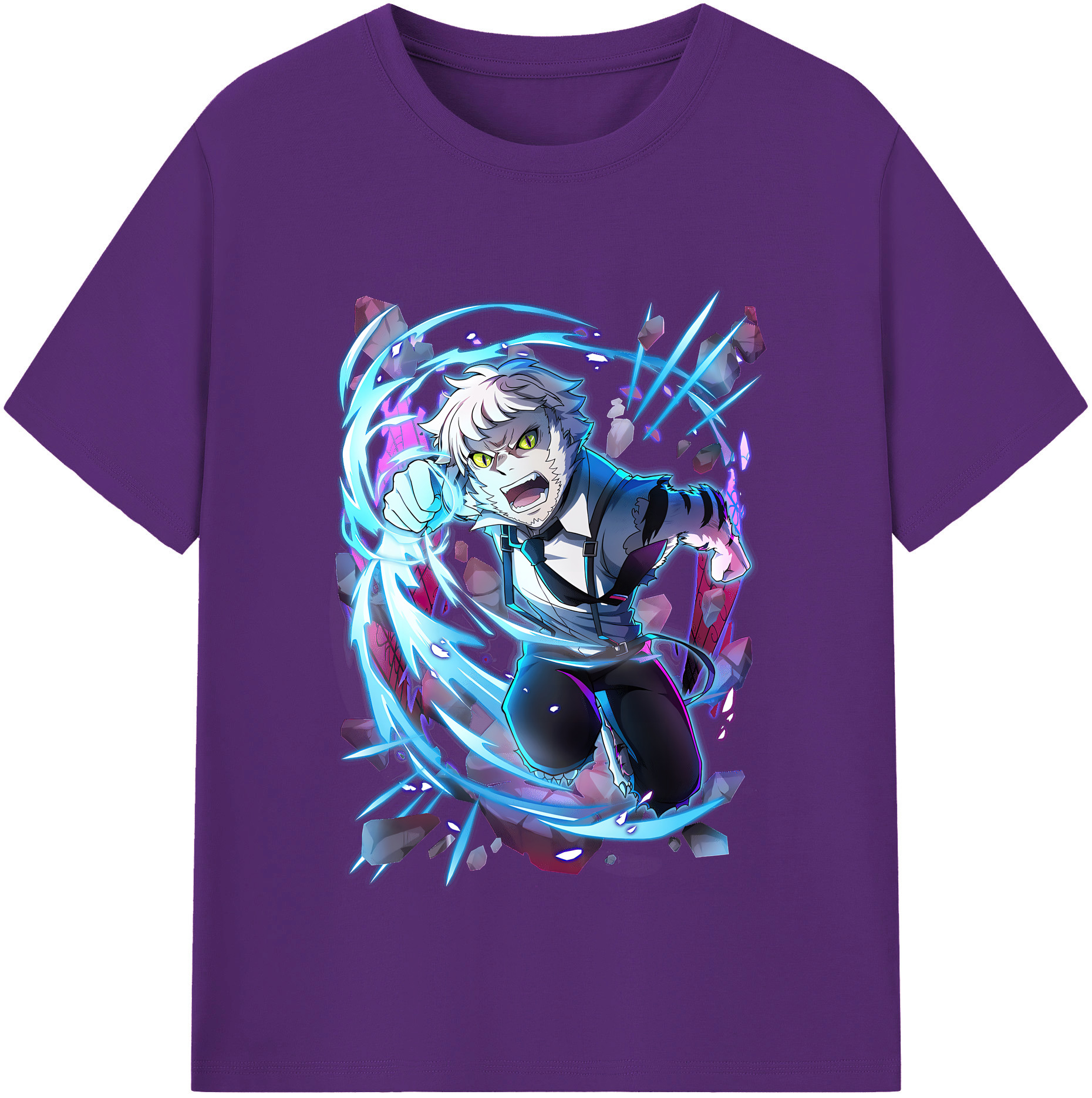 （画像用） 文豪ストレイドッグス Bungo Stray Dogs 綿100％半袖Tシャツ（フロントプリント）